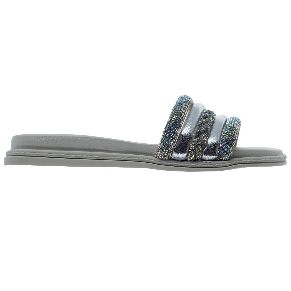 Tamanco Rasteiro Papete Feminino Beira Rio 8528.103 Branco