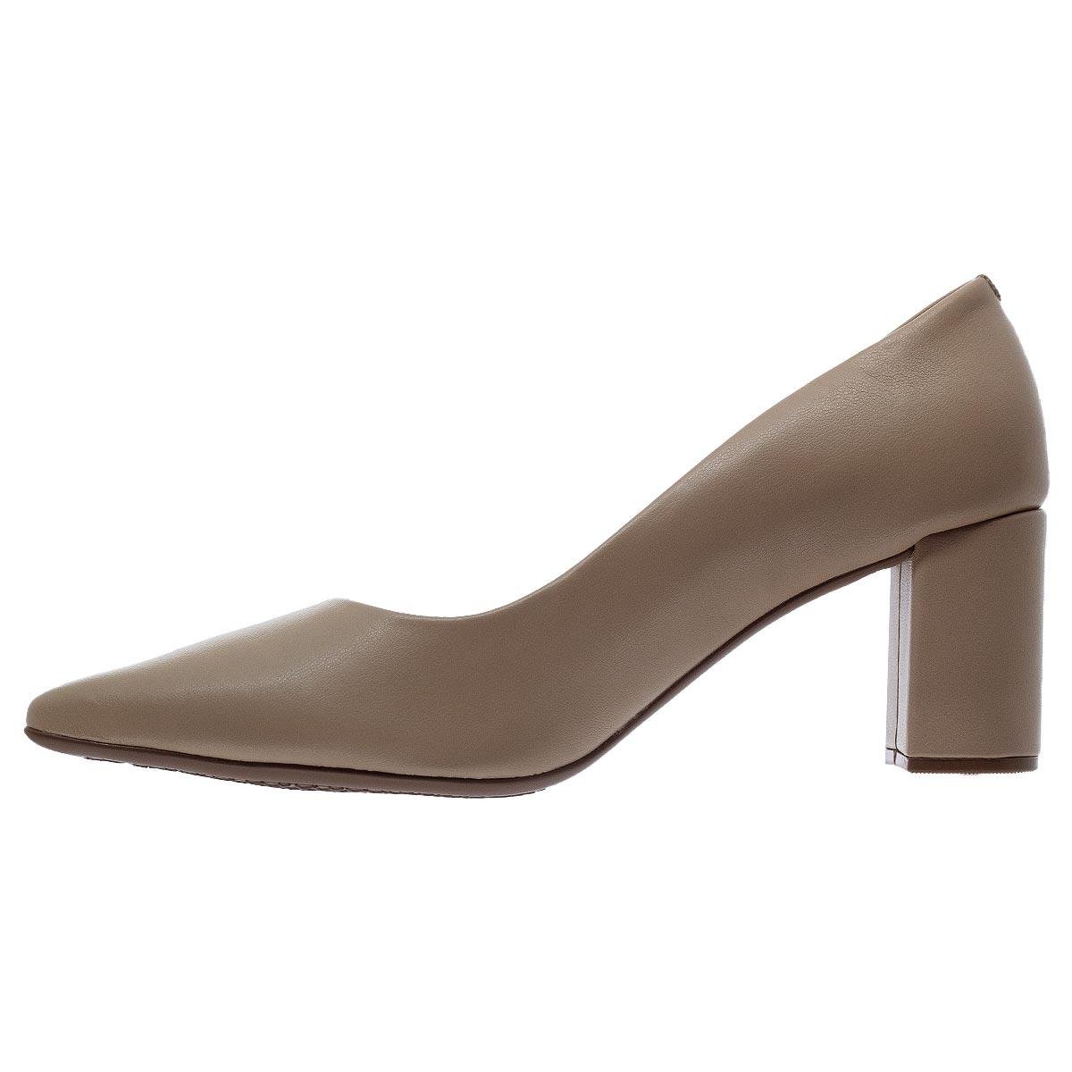 Sapato Scarpin Feminino Beira Rio 4241.200 Bege Bege 2