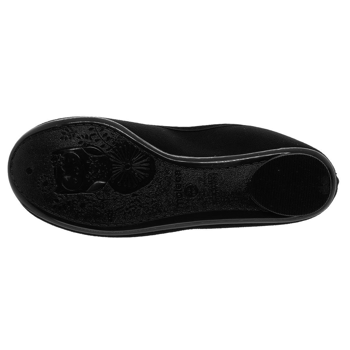 Sapatilha Feminina Moleca 5726.130 Preto Preto 4