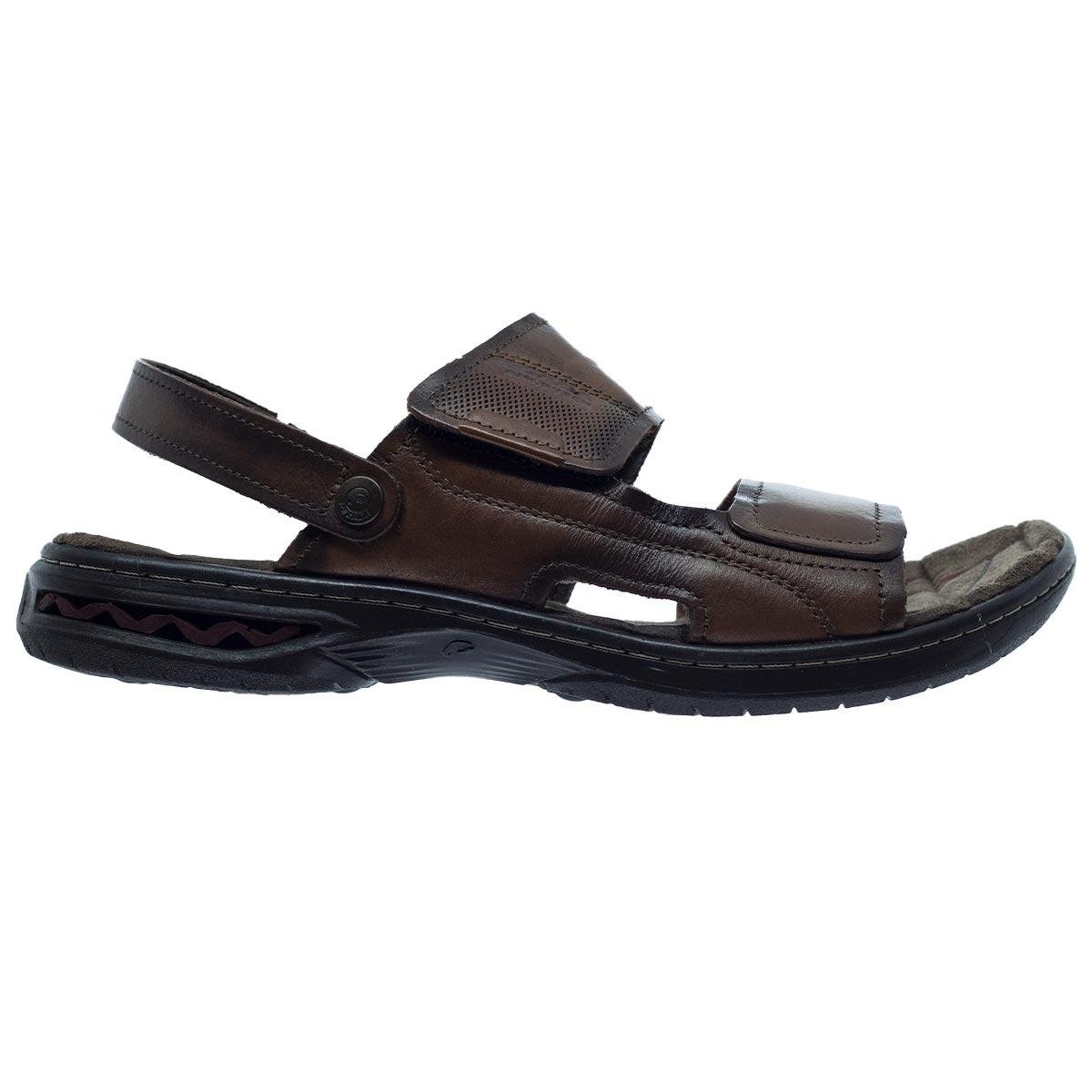 Sandália Masculina Pegada 131953 Couro Marrom