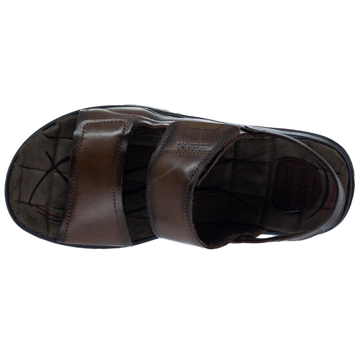 Sandália Masculina Pegada 131953 Couro Marrom Marrom 3