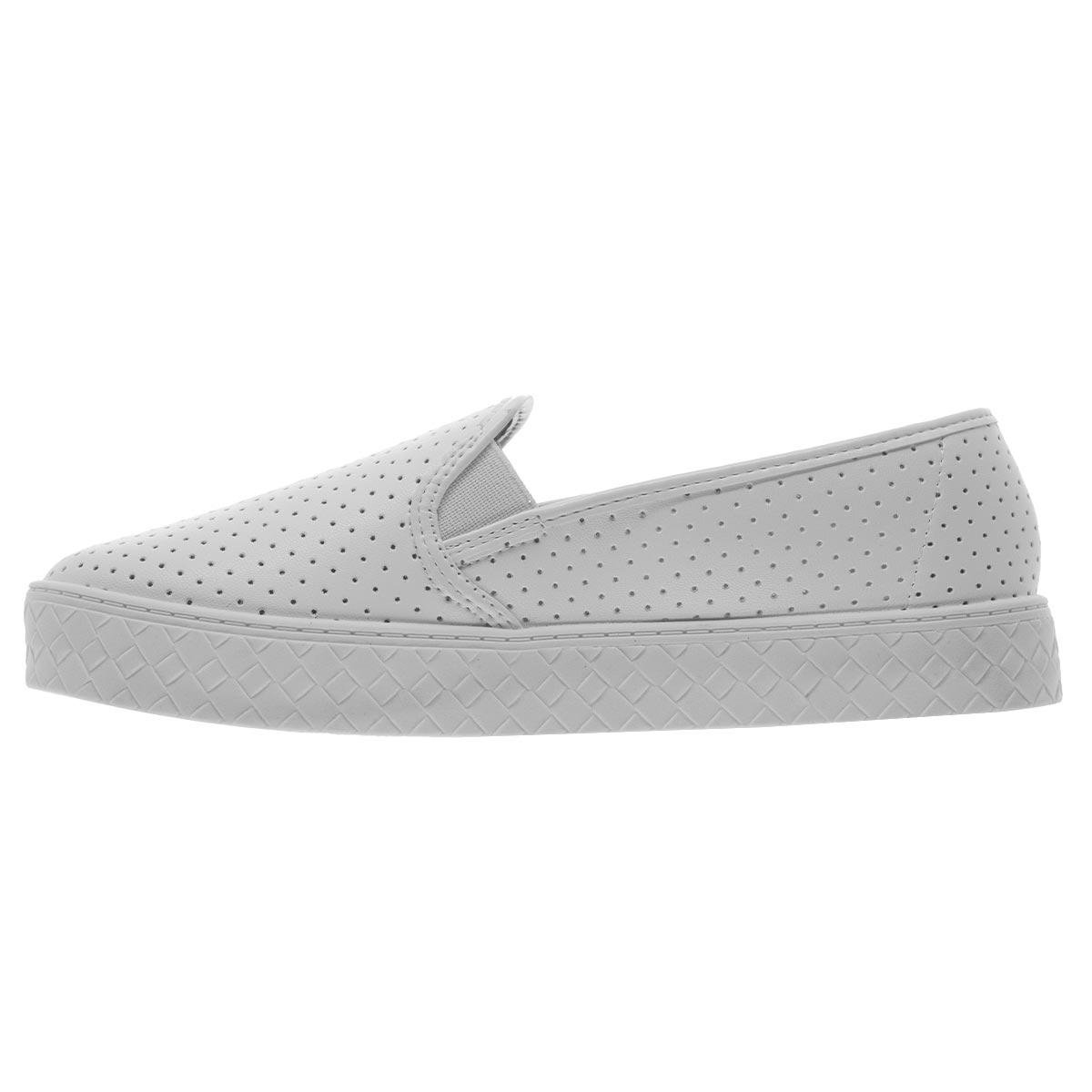 Tênis Casual Slip On Feminino Moleca 5712.304 Branco Branco 2
