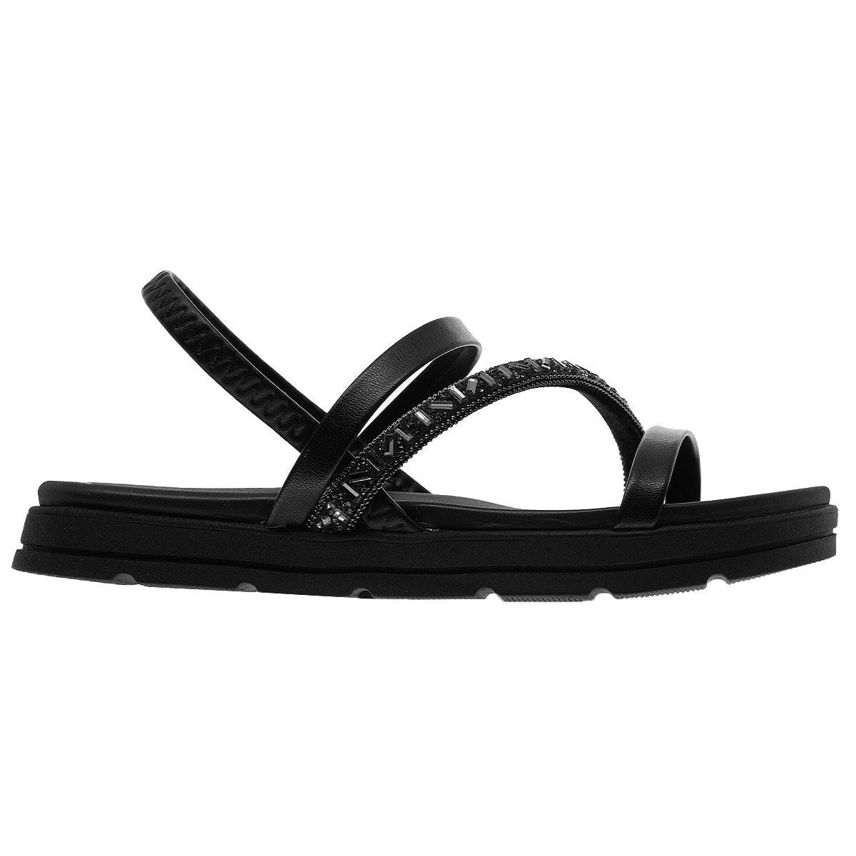 Sandália Papete Feminina Moleca 5490.104 Preto