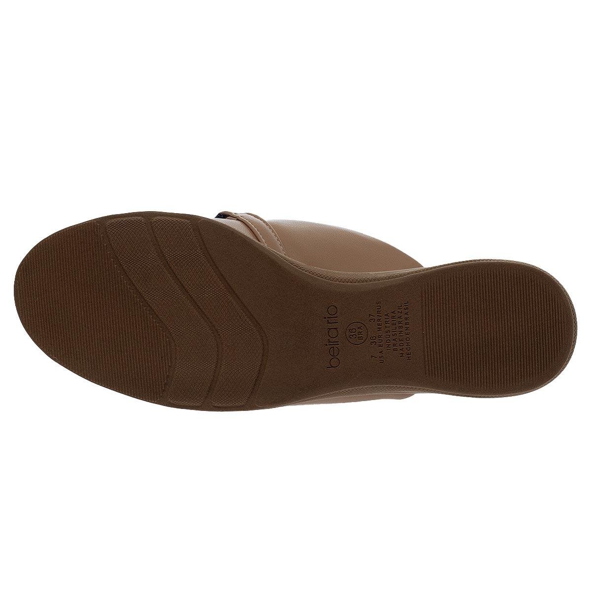 Mule Feminino Beira Rio 4315.101 Nude Nude 4
