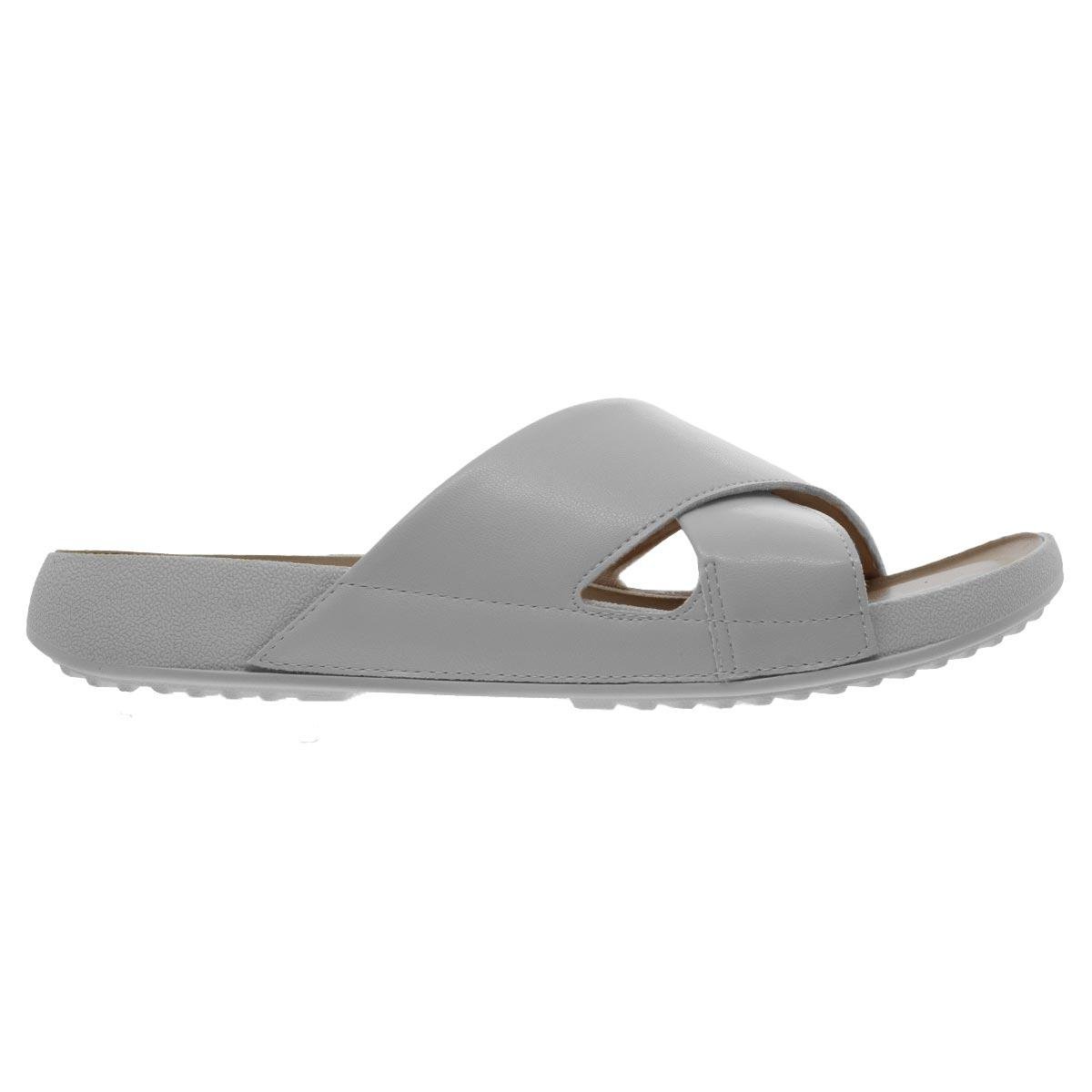 Tamanco Anabela Feminino Beira Rio 8542.101 Offwhite Cinza 1