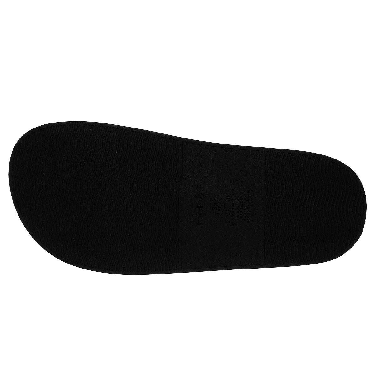 Sandália Papete Feminino Moleca 5509.203 Preto Preto 4