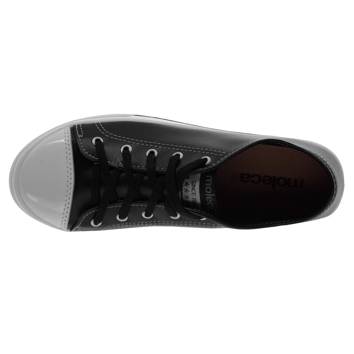 Tênis Casual Feminino Moleca 5667.341 Preto Preto 3