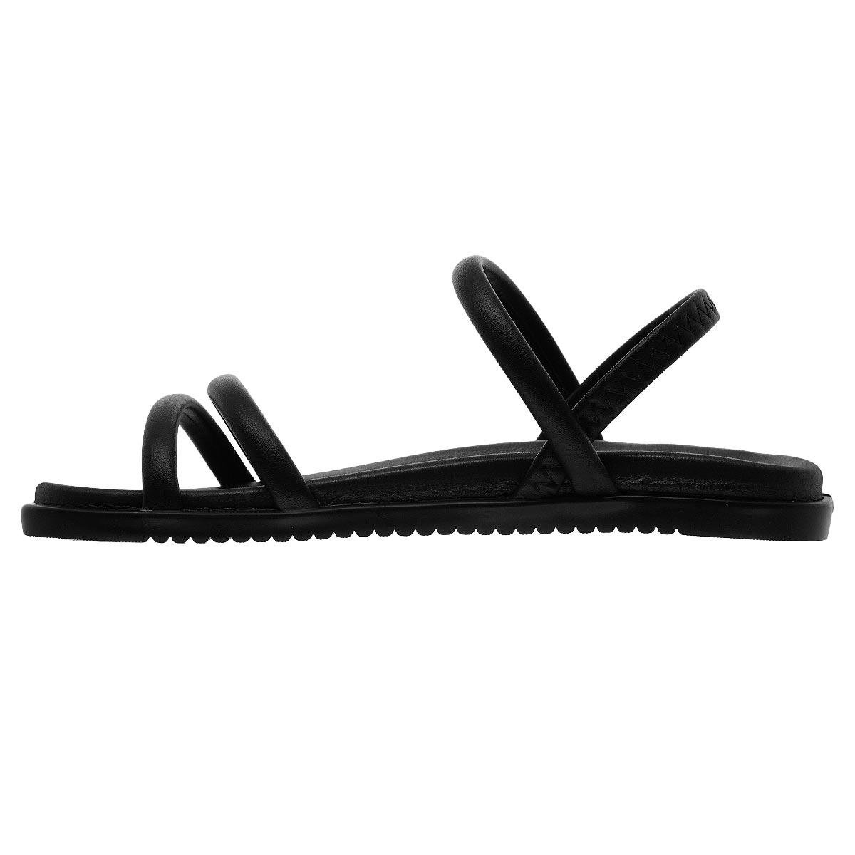 Sandália Papete Feminina Moleca 5502.101 Preto Preto 2