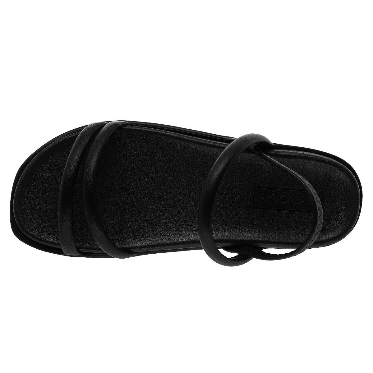 Sandália Papete Feminina Moleca 5502.101 Preto Preto 3