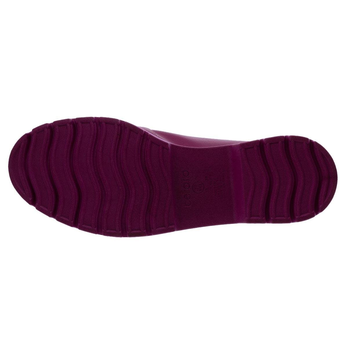 Mocassim Feminino Loafer Tratorado Beira Rio 4283.105 Magenta Rosa 4