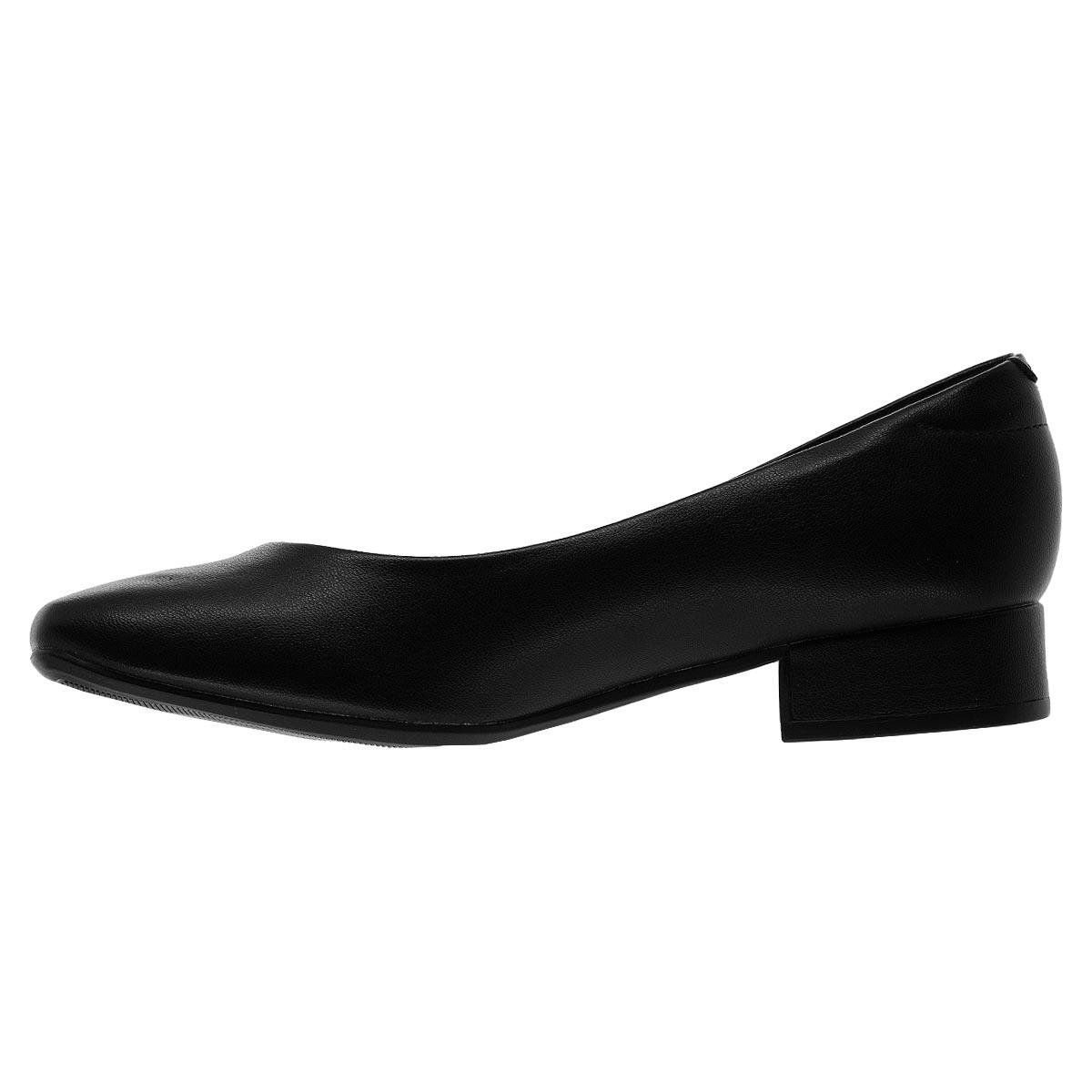 Sapato Feminino Moleca 5795.101 Preto Preto 2