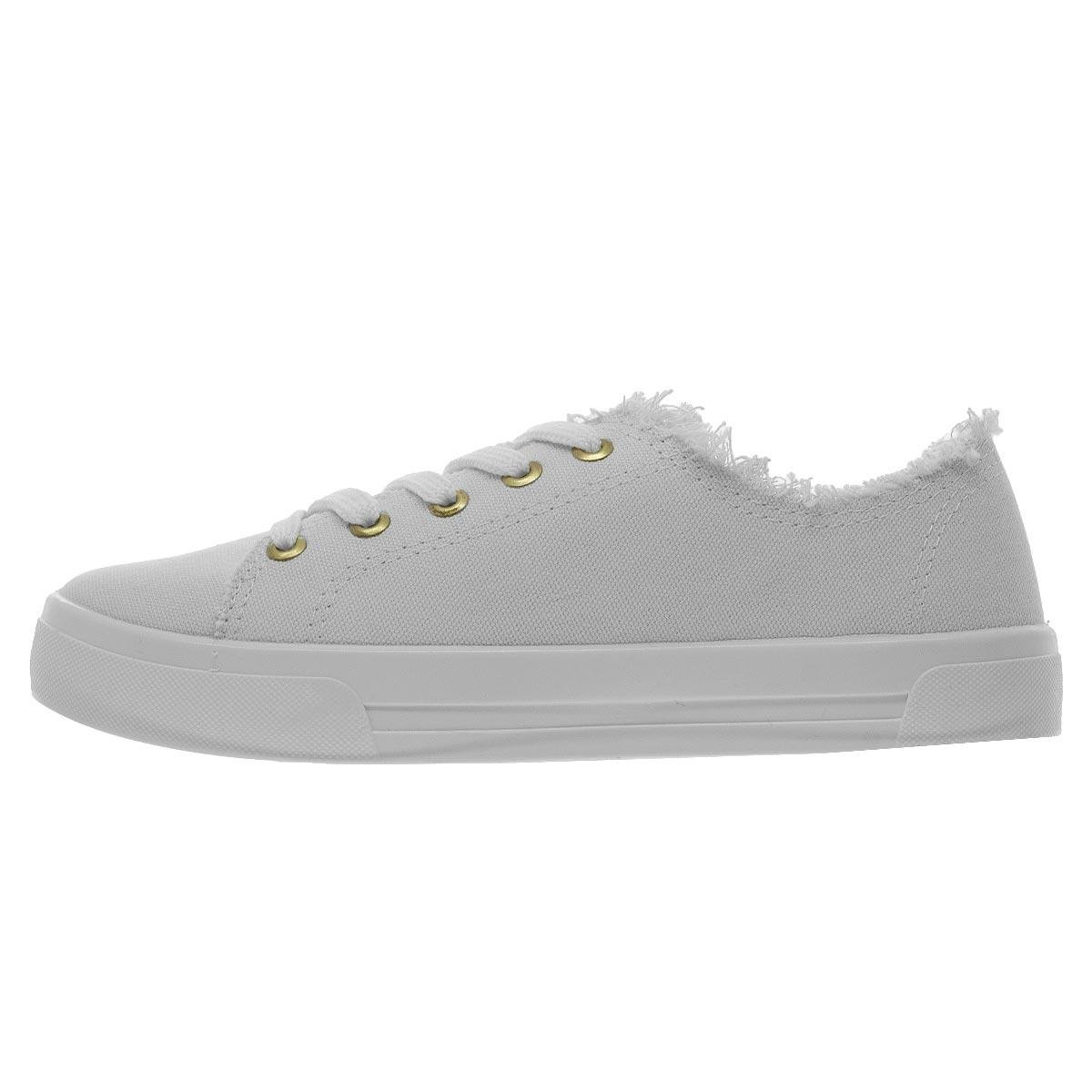 Tênis Casual Feminino Moleca 5667.322 Branco Branco 2