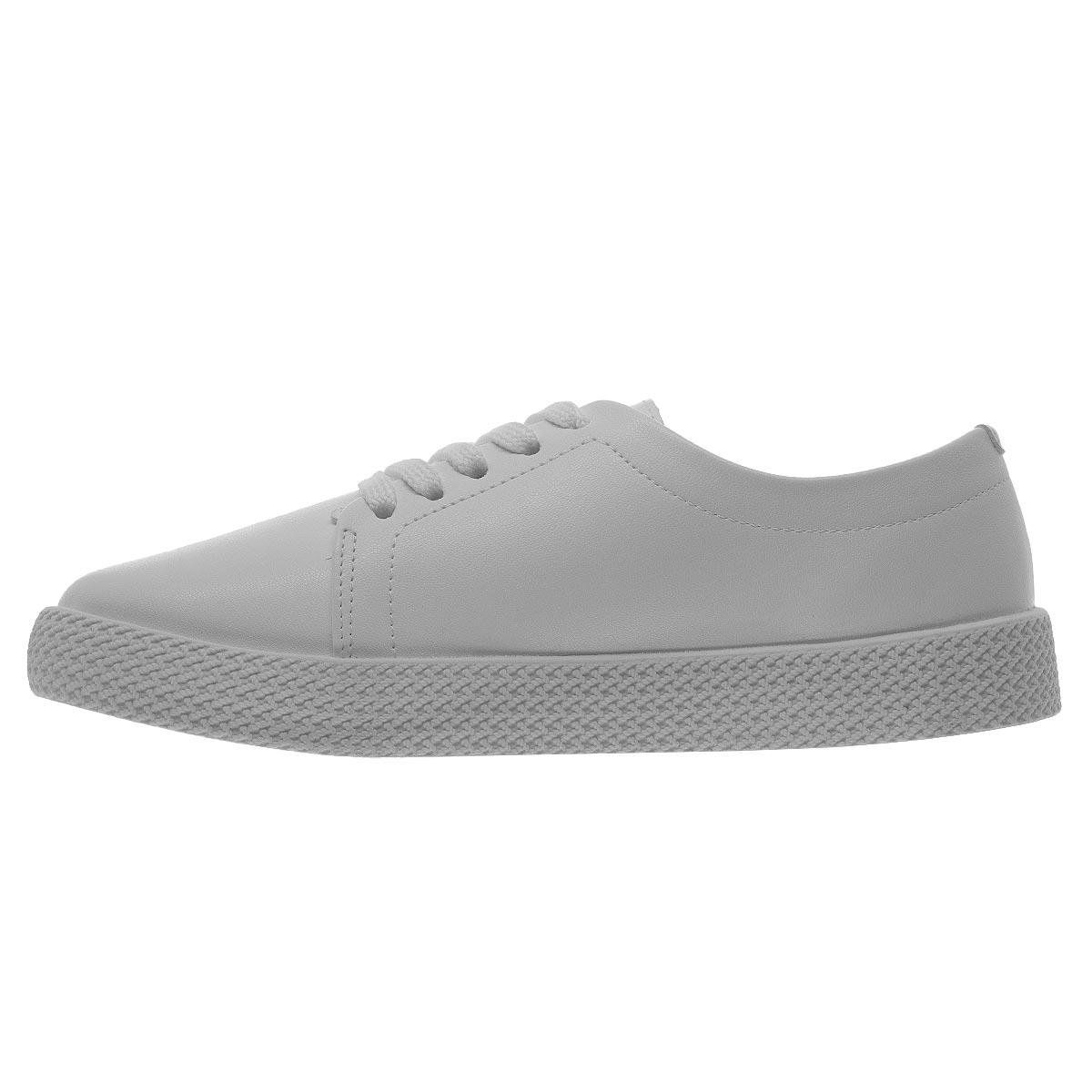 Tênis Casual Feminino Beira Rio 4280.136 Branco Branco 2