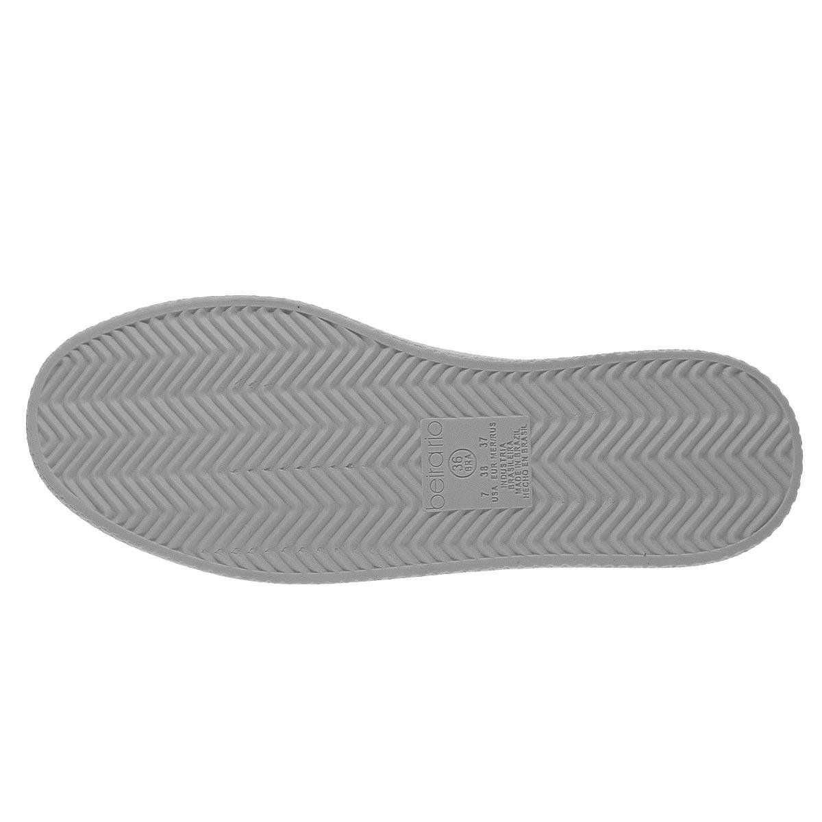 Tênis Casual Feminino Beira Rio 4280.136 Branco Branco 4