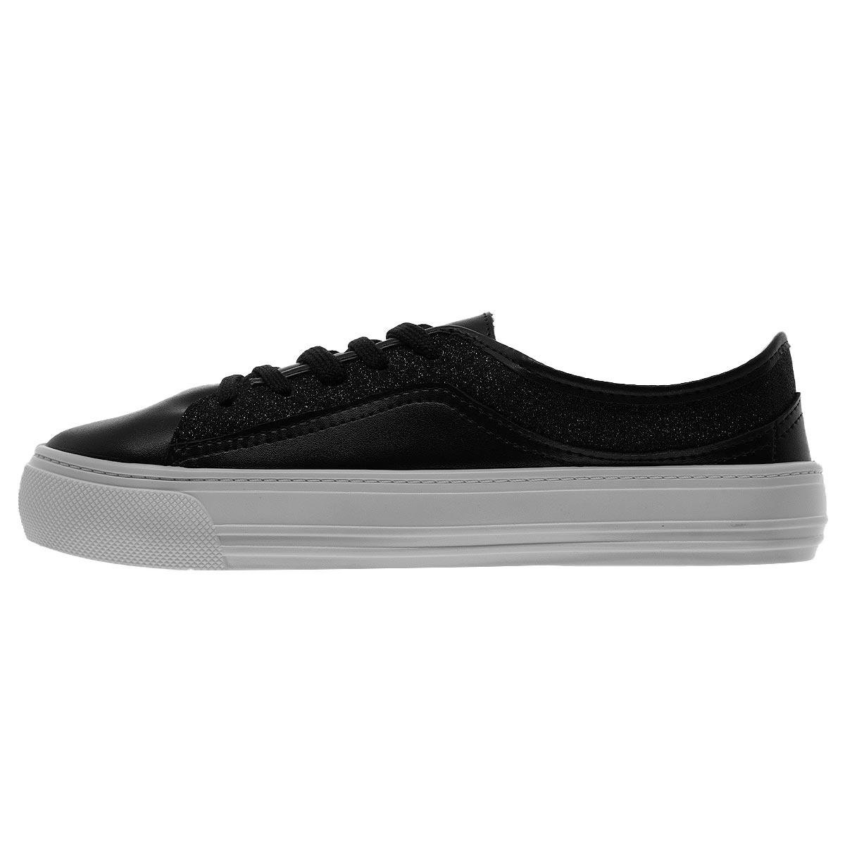 Tênis Casual Feminino Beira Rio 4220.424 Preto Preto 2