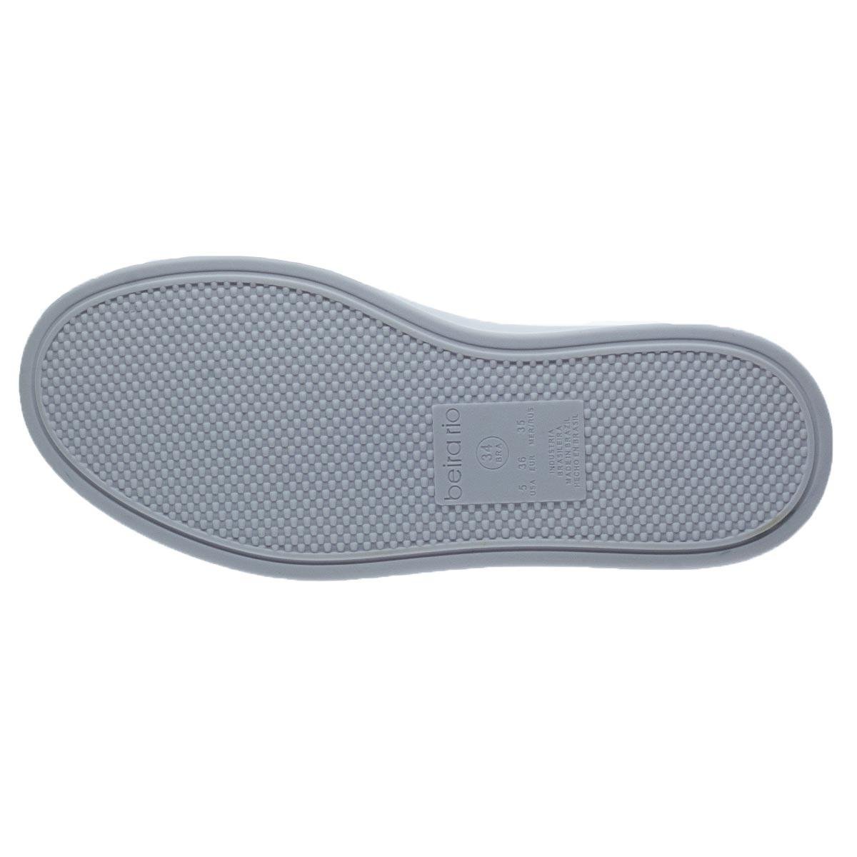 Tênis Casual Slip On Feminino Beira Rio 4305.101 Preto Preto 4