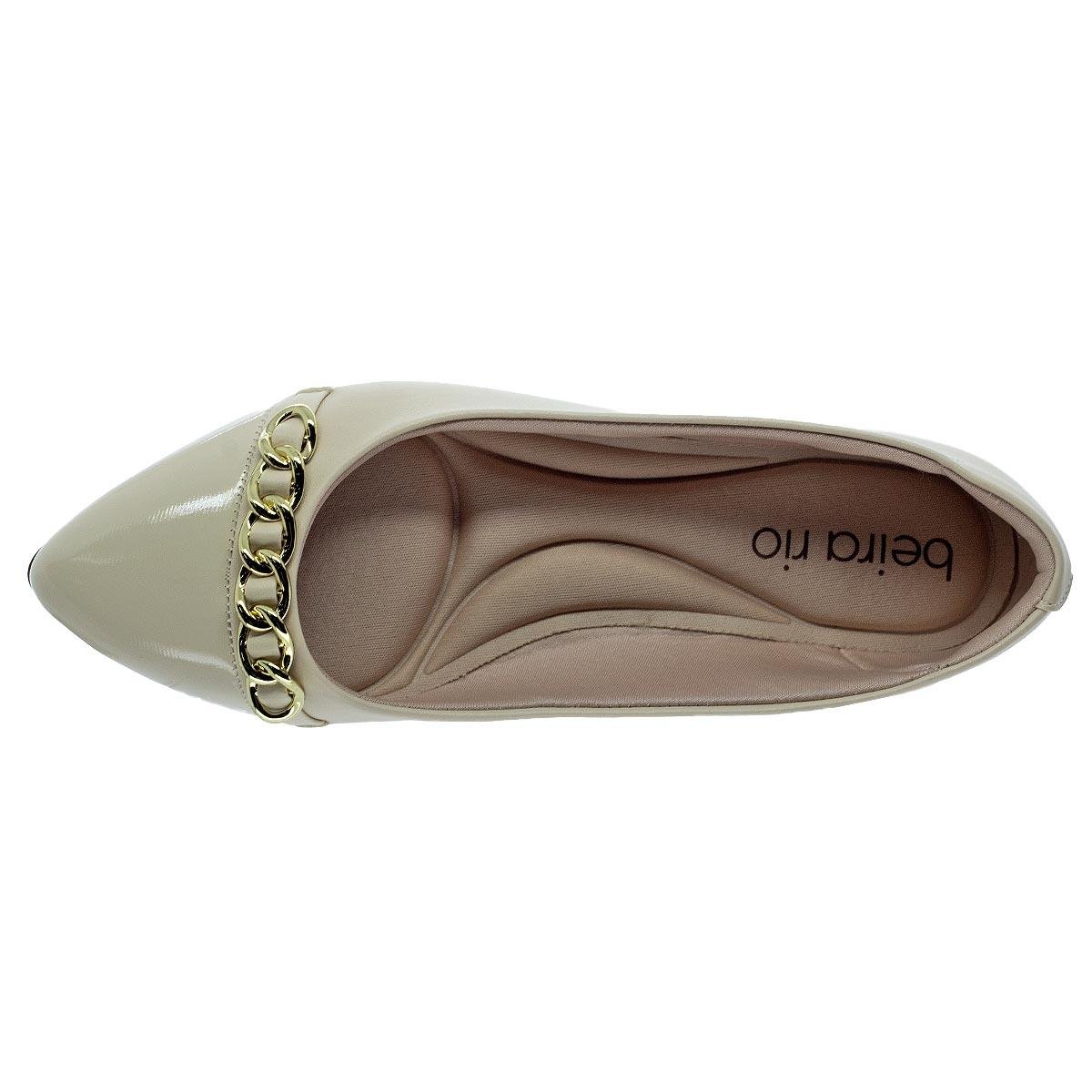Sapatilha Feminina Beira Rio 4136.1106 Bege Creme 3
