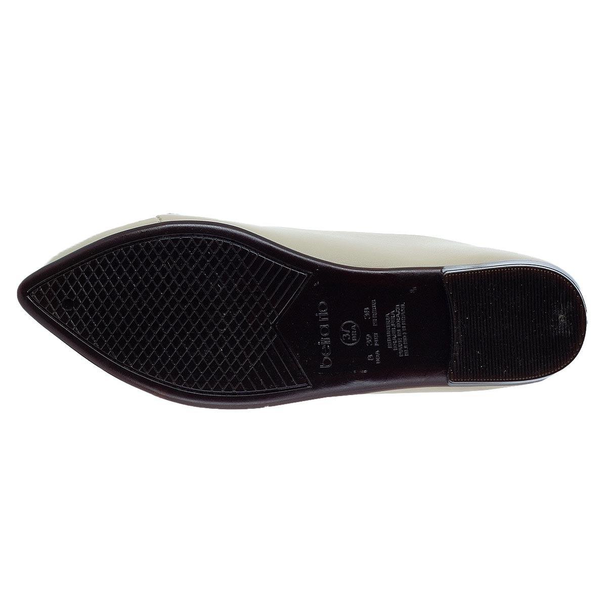 Sapatilha Feminina Beira Rio 4136.1106 Bege Creme 4