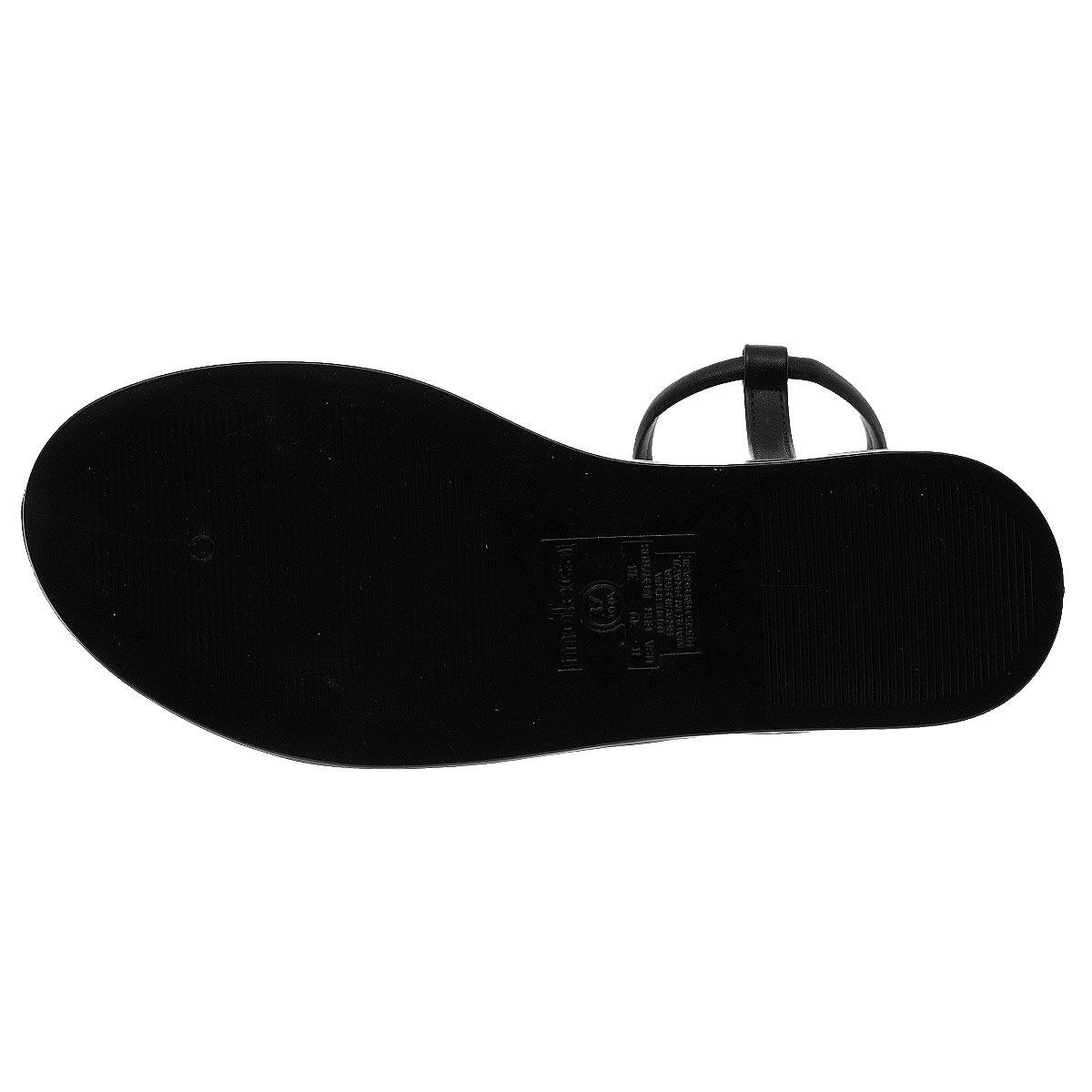 Sandália Rasteira Feminina Moleca 5450.235 Preto Preto 4