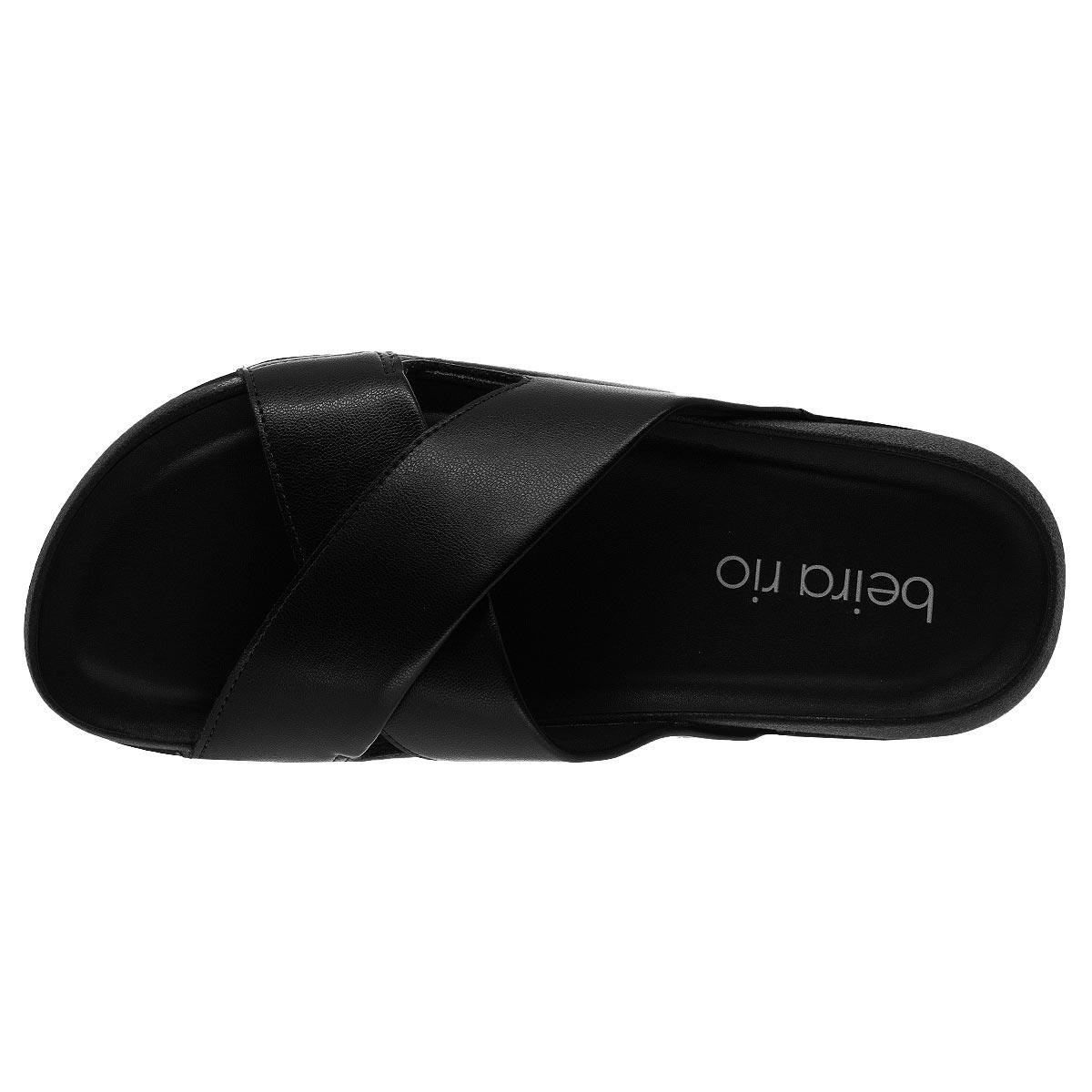 Tamanco Papete Beira Rio Conforto 8542.101 Preto Preto 3