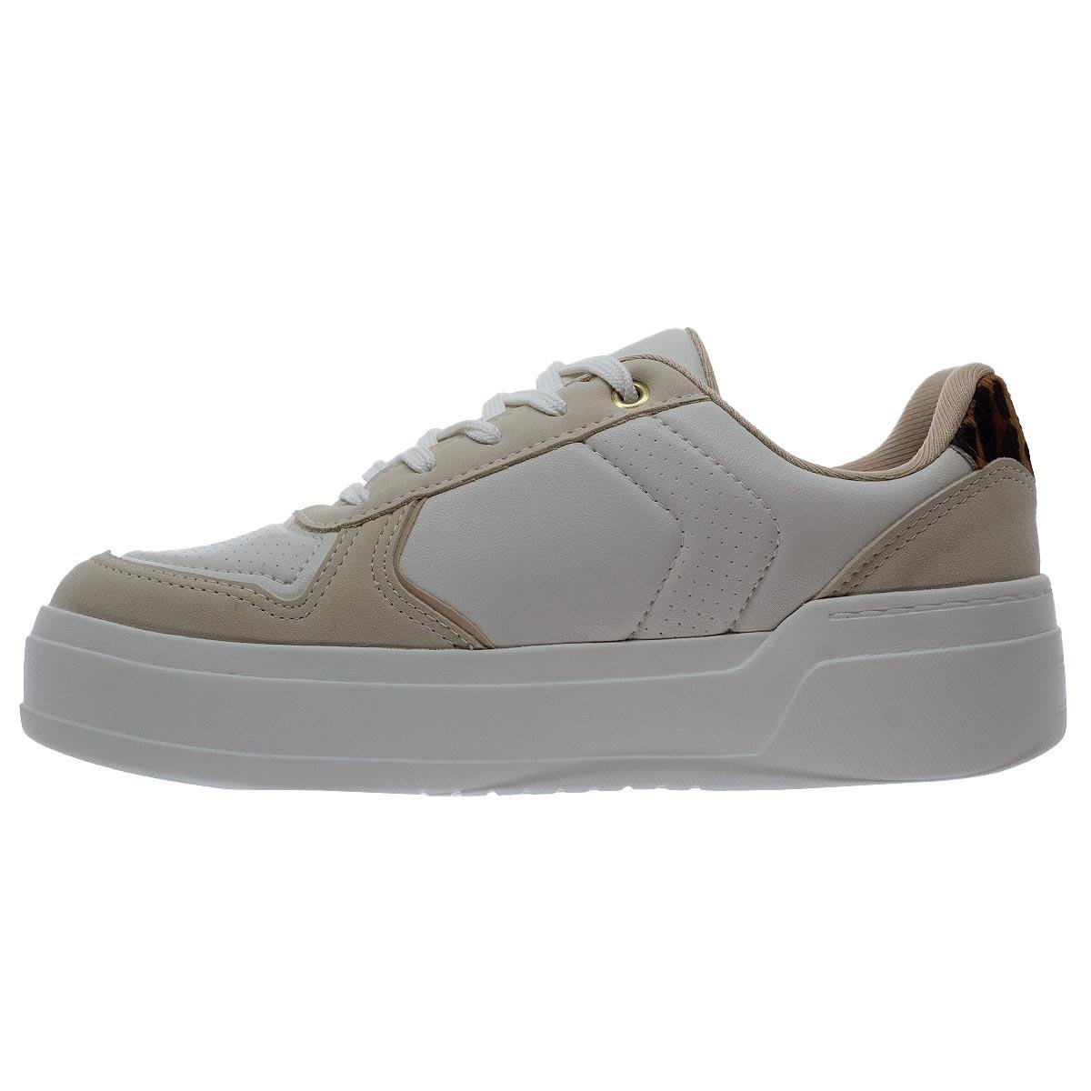 Tênis Casual Feminino Kolosh C3943 Branco Branco/Bege 2