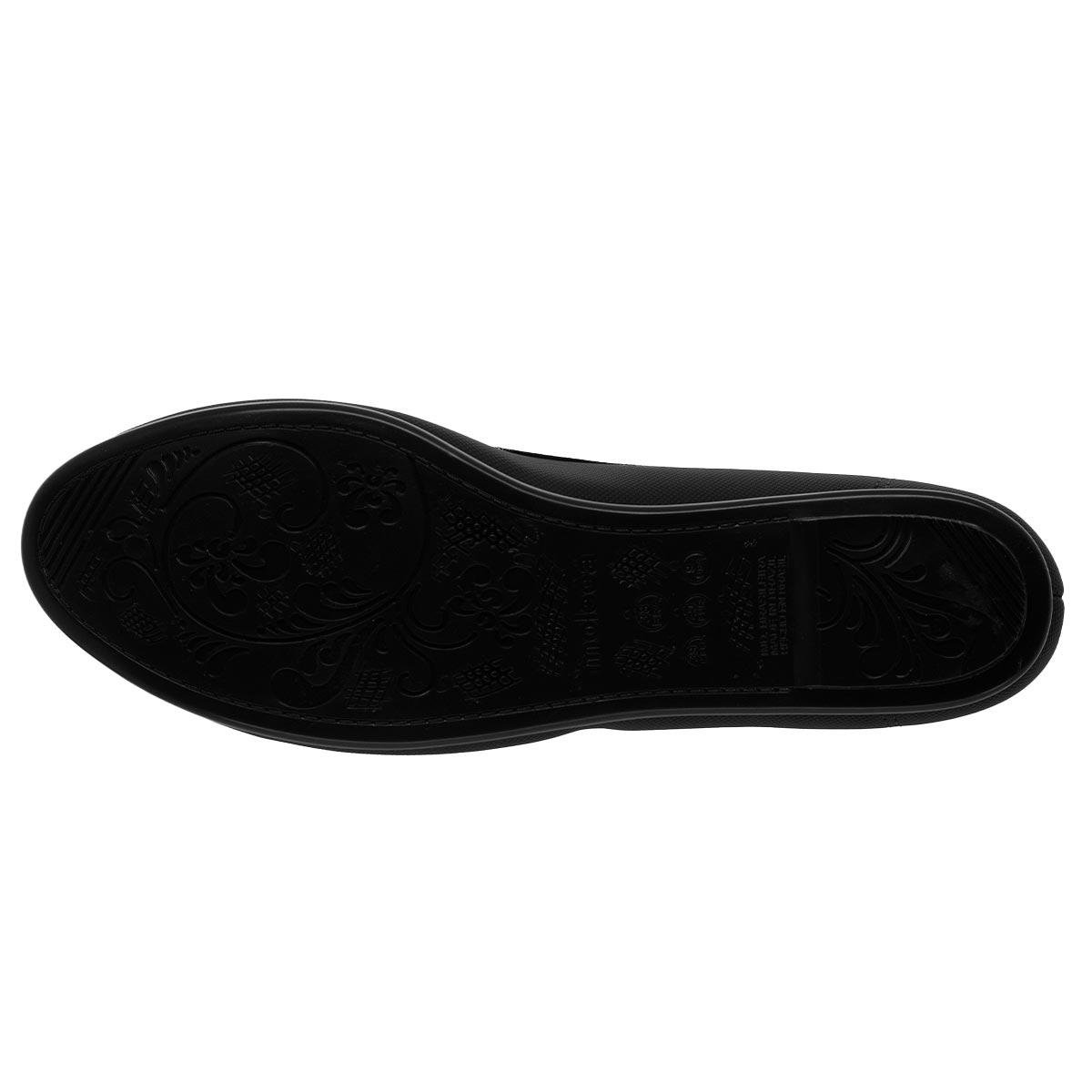 Sapatilha Feminina Moleca 5027.1423 Preto Preto 4