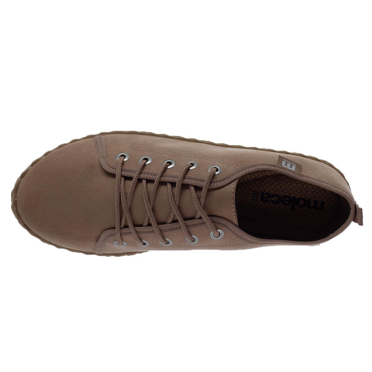 Tênis Casual Feminino Moleca 5696.332 Bege Bege 3