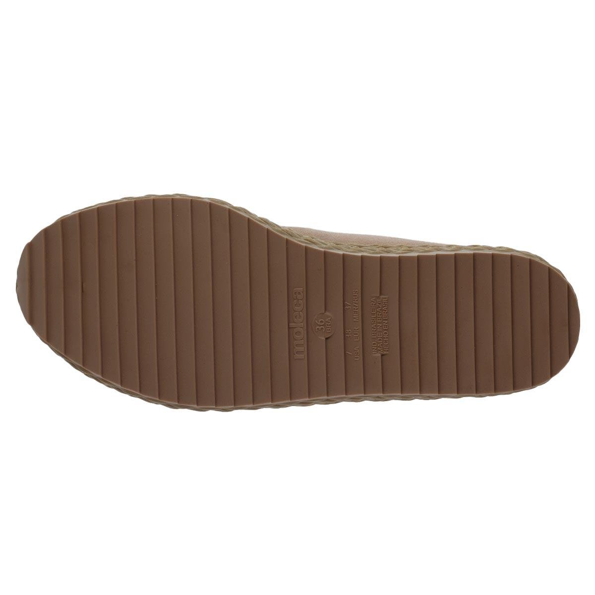 Tênis Casual Feminino Moleca 5696.332 Bege Bege 4