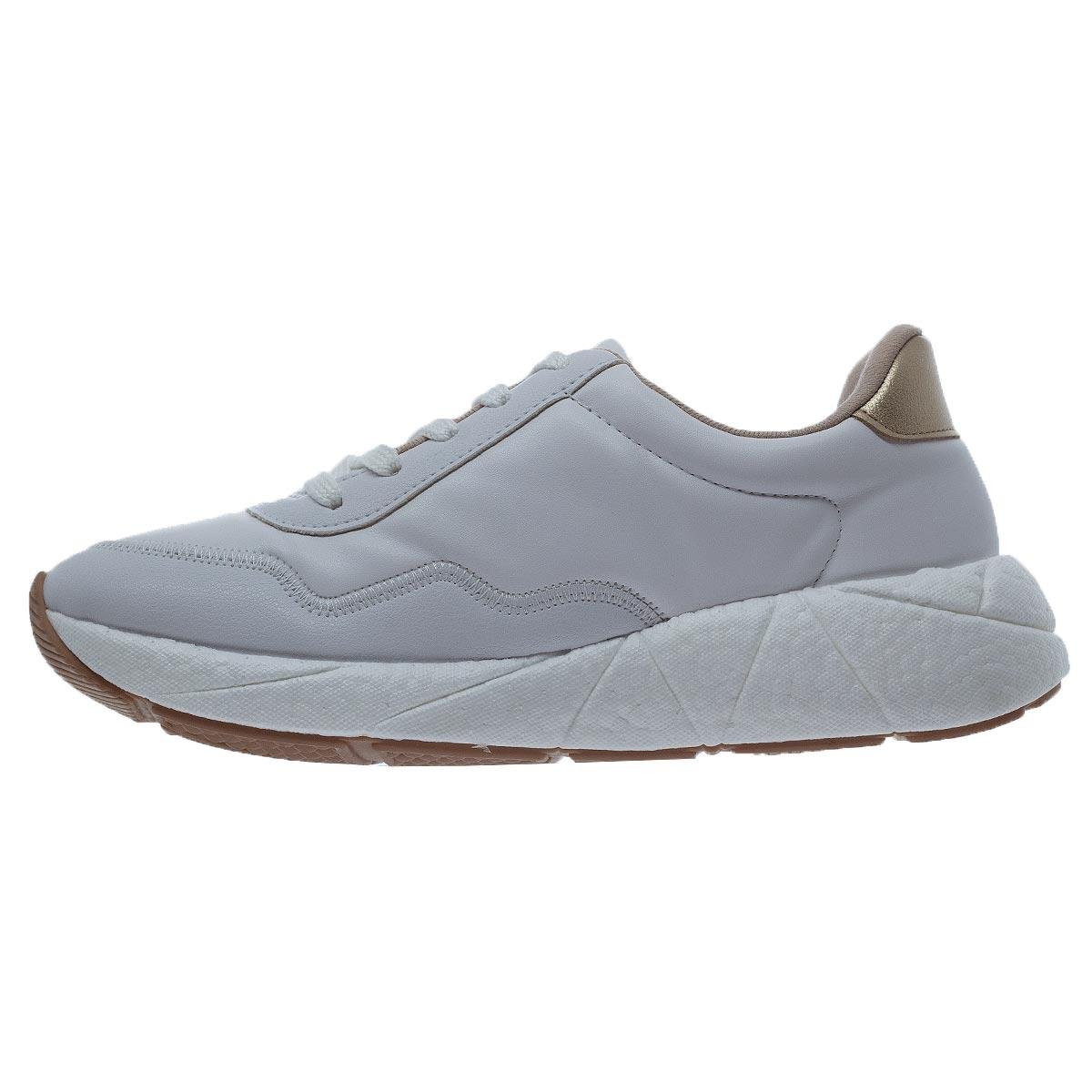 Tênis Casual Feminino Modare Ultraconforto 7395.100 Branco Branco 2