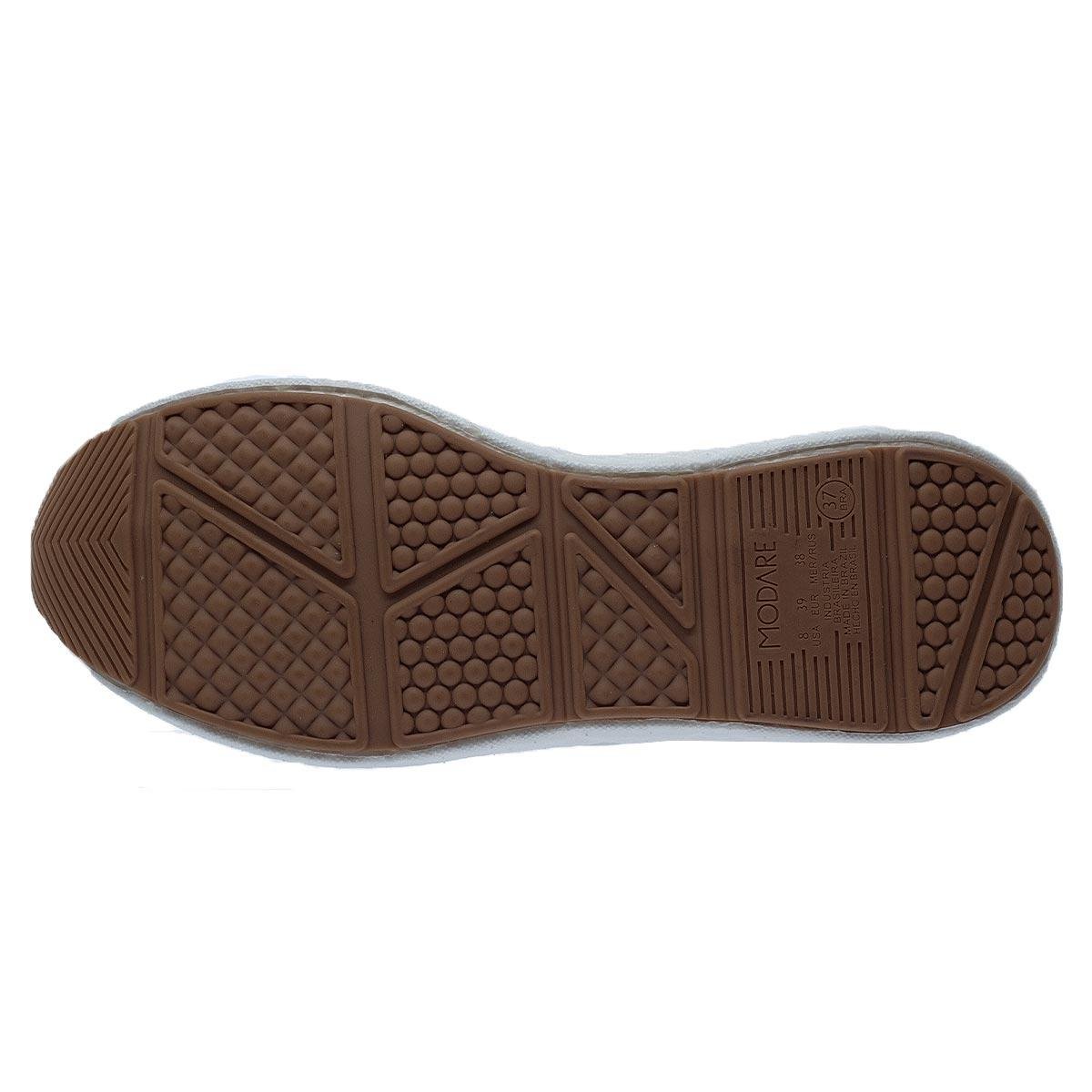 Tênis Casual Feminino Modare Ultraconforto 7395.100 Branco Branco 4