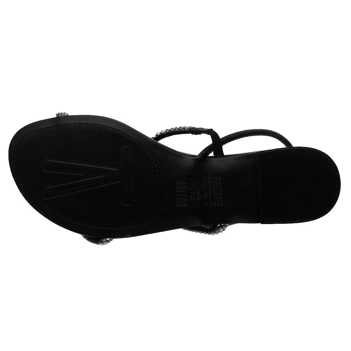 Sandália Rasteira Feminino Vizzano 6235.1197 Preto Preto 4