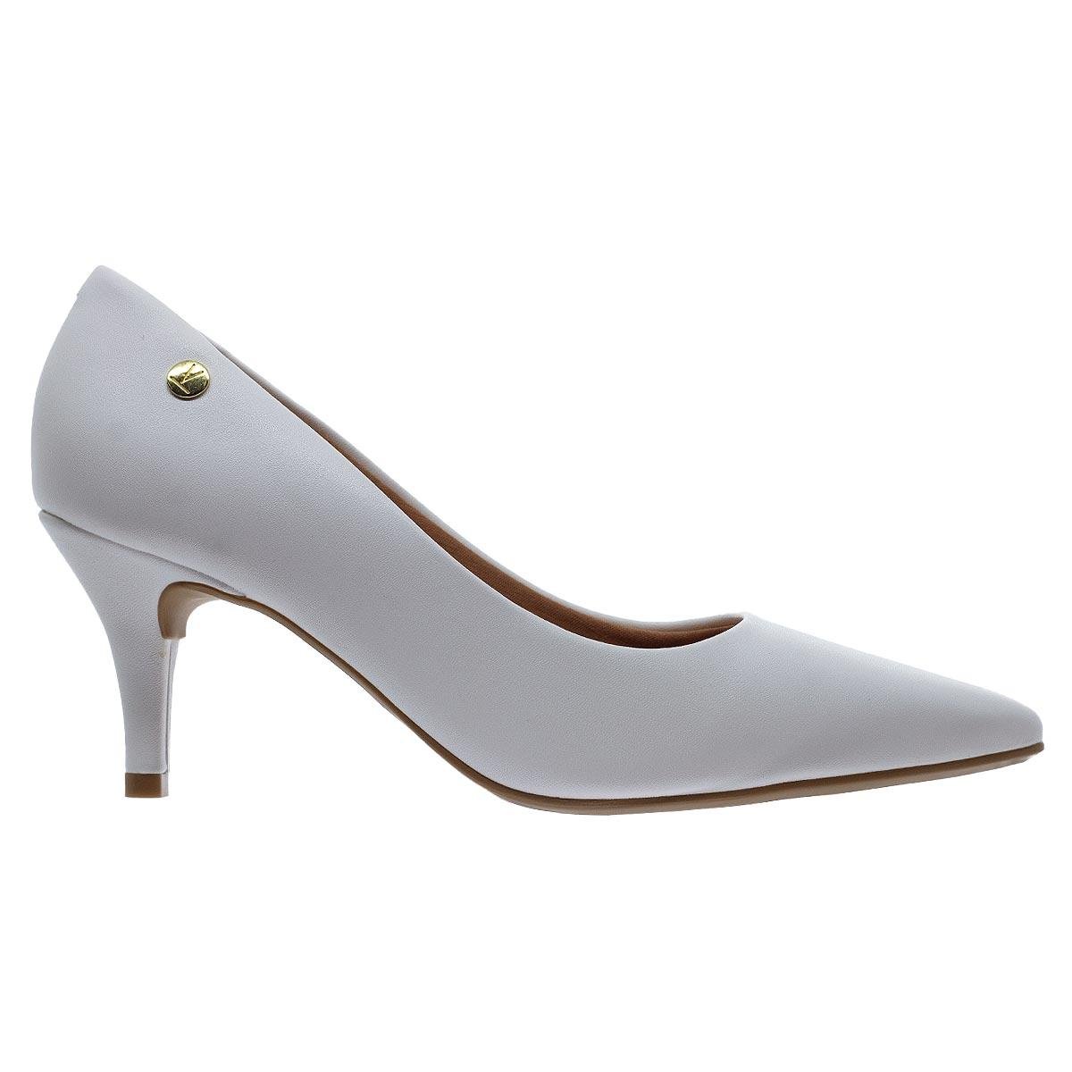 Scarpin Salto Fino Feminina Vizzano 1185.702 Branco