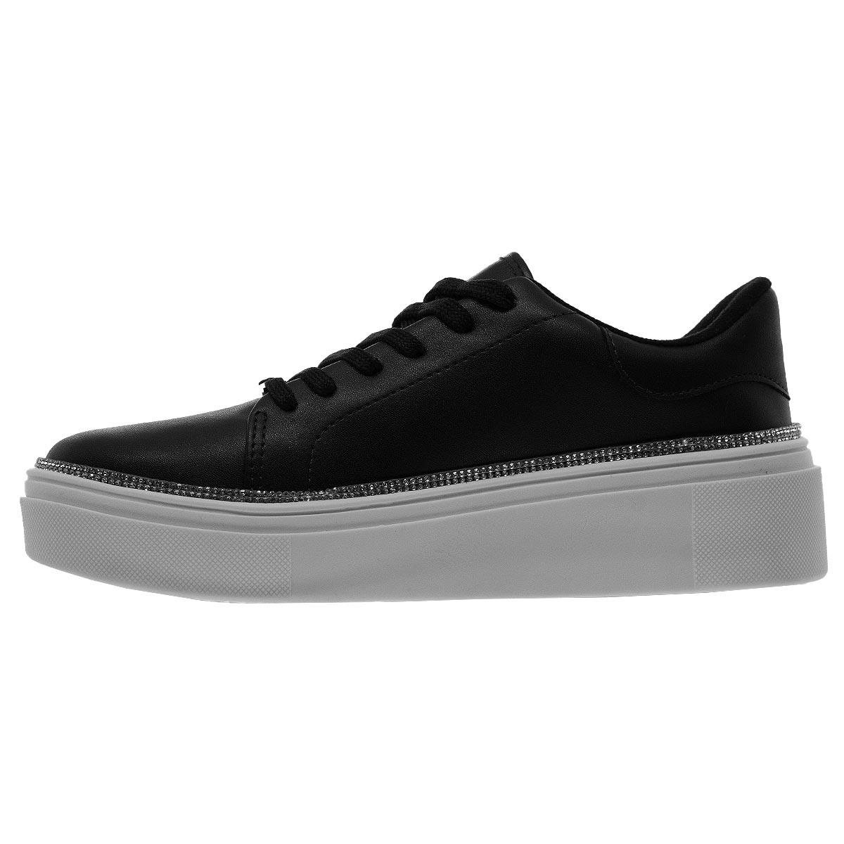 Tênis Casual Feminino Vizzano 1339.517 Preto Preto 2