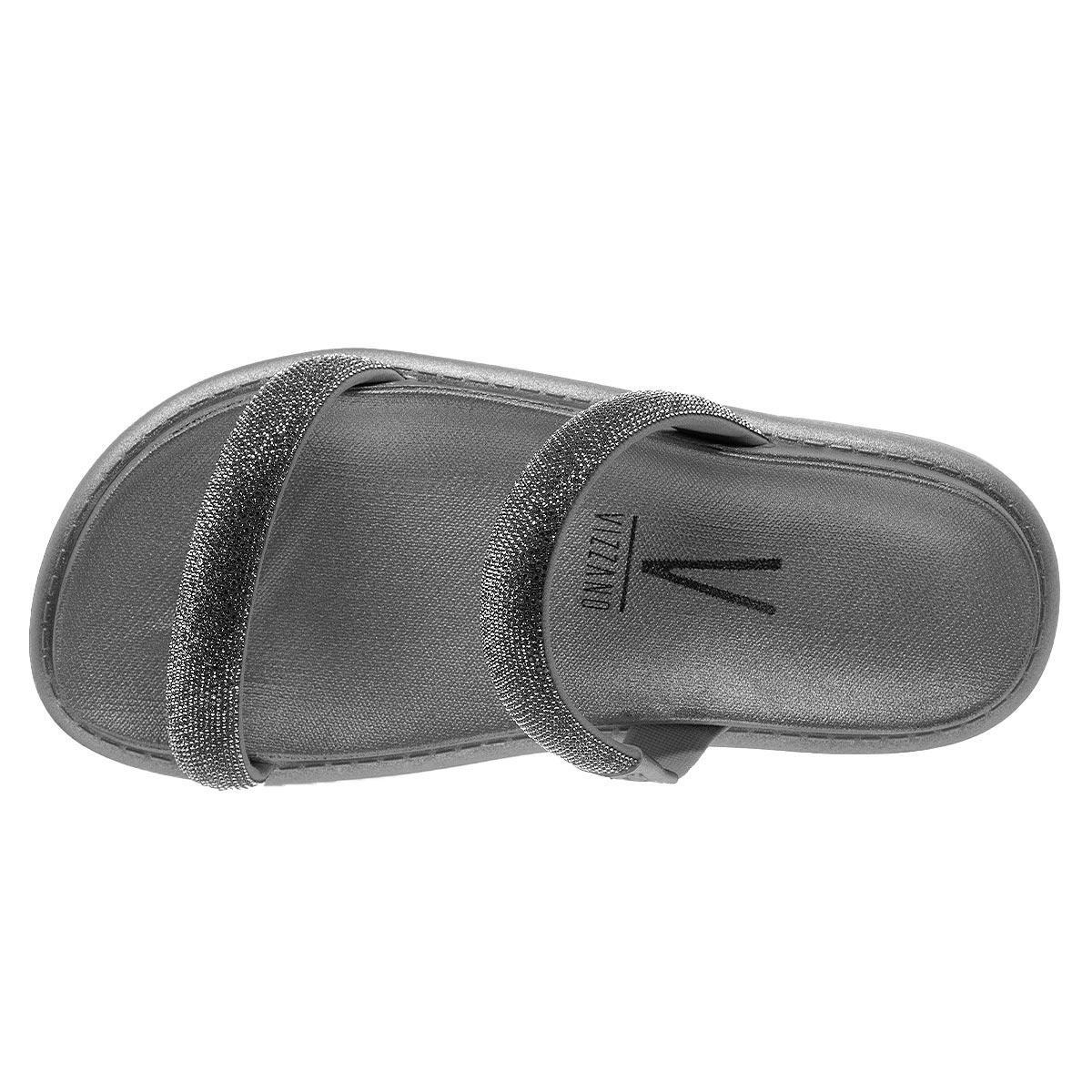 Tamanco Papete Feminino Vizzano 6459.310 Prata Prata 3