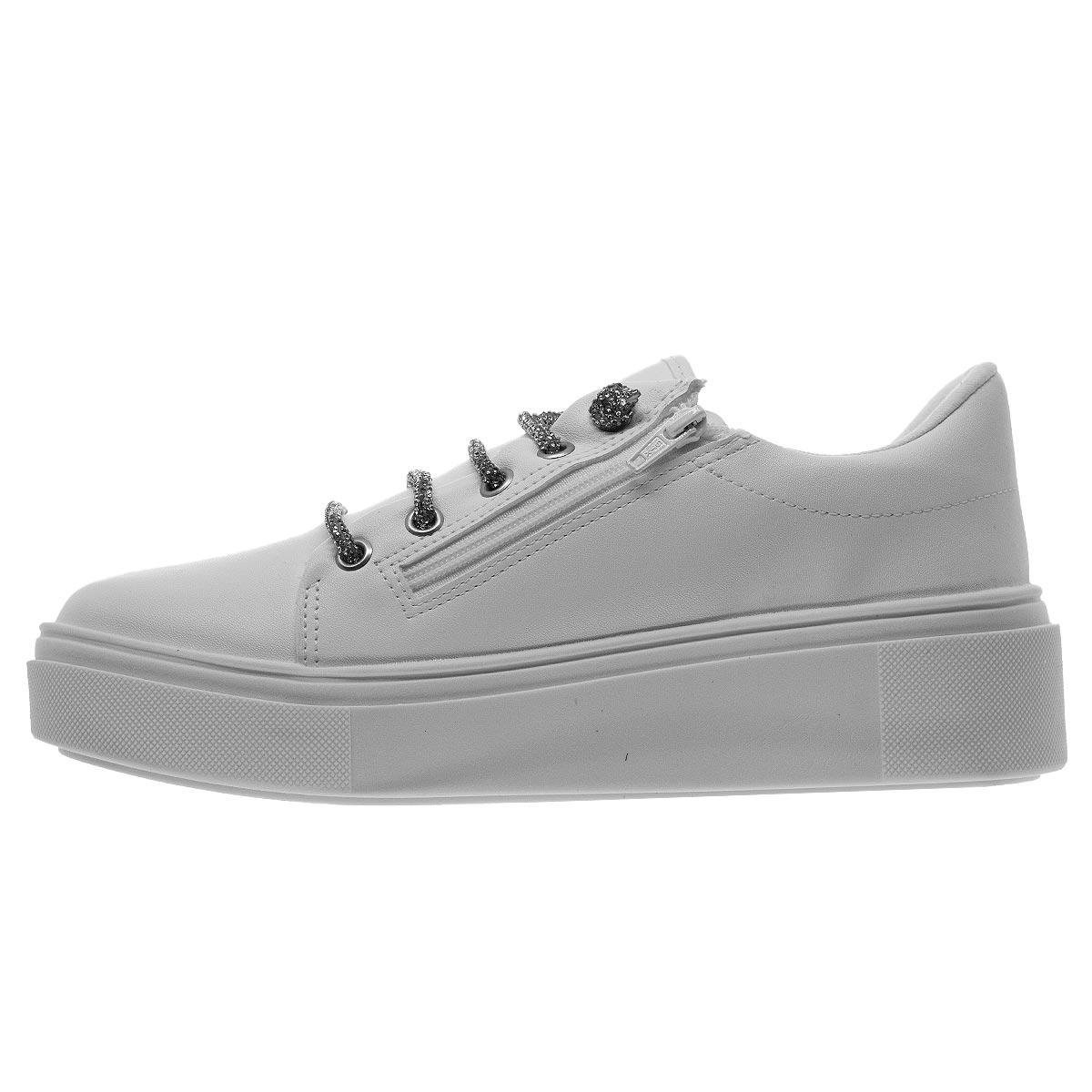 Tênis Casual Feminino Vizzano 1339.328 Branco Branco 2