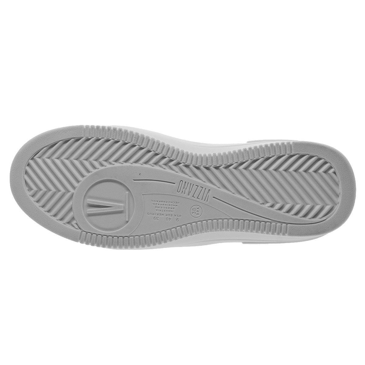 Tênis Casual Feminino Vizzano 1415.105  Branco Branco/Prata 4