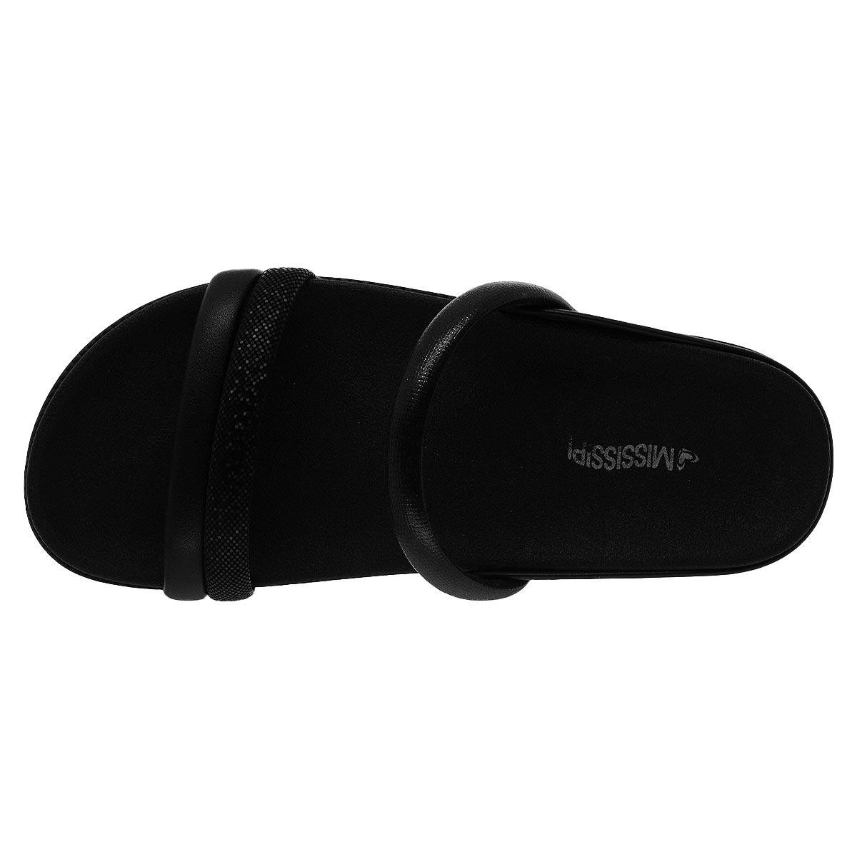 Sandália Papete Feminino Mississipi MB312 Preto Preto 3