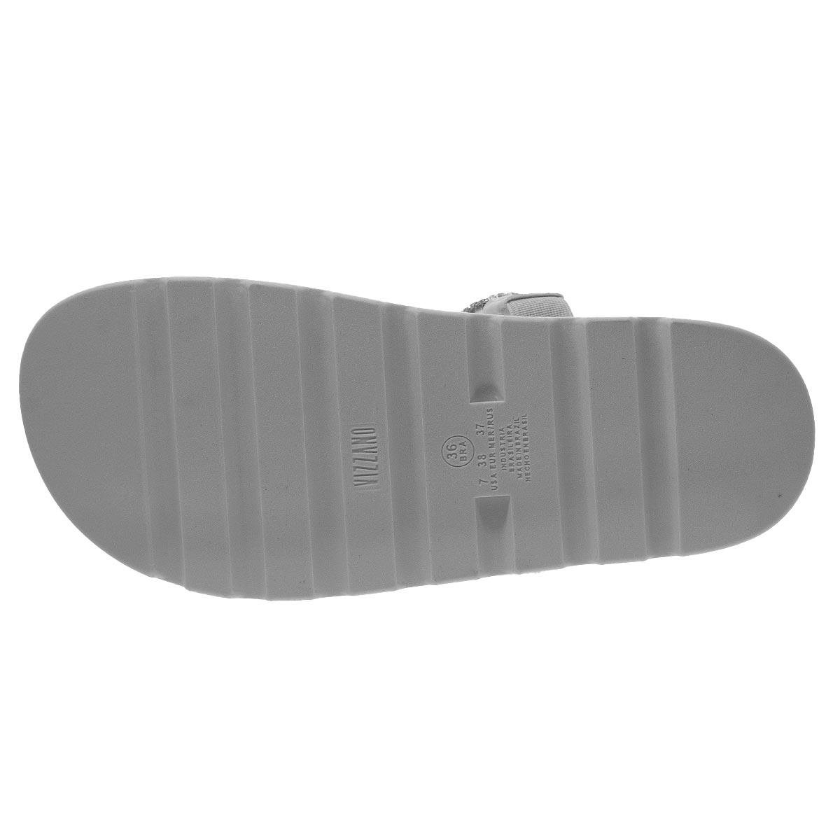 Tamanco Papete Feminino Vizzano 6459.133 Offwhite Branco/Prata 4