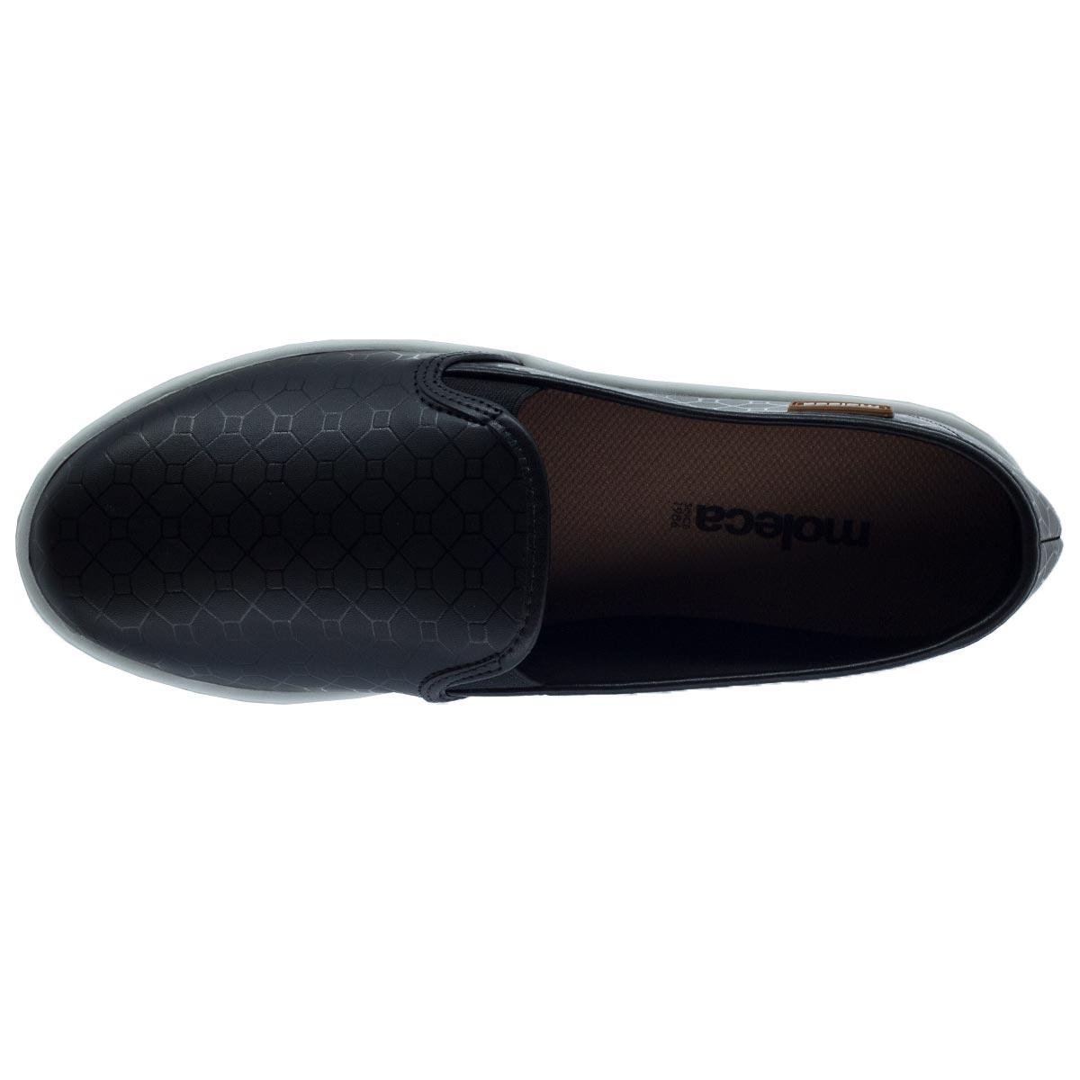 Tênis Slip On Feminino Moleca Feminino 5712.304  Preto Preto 3