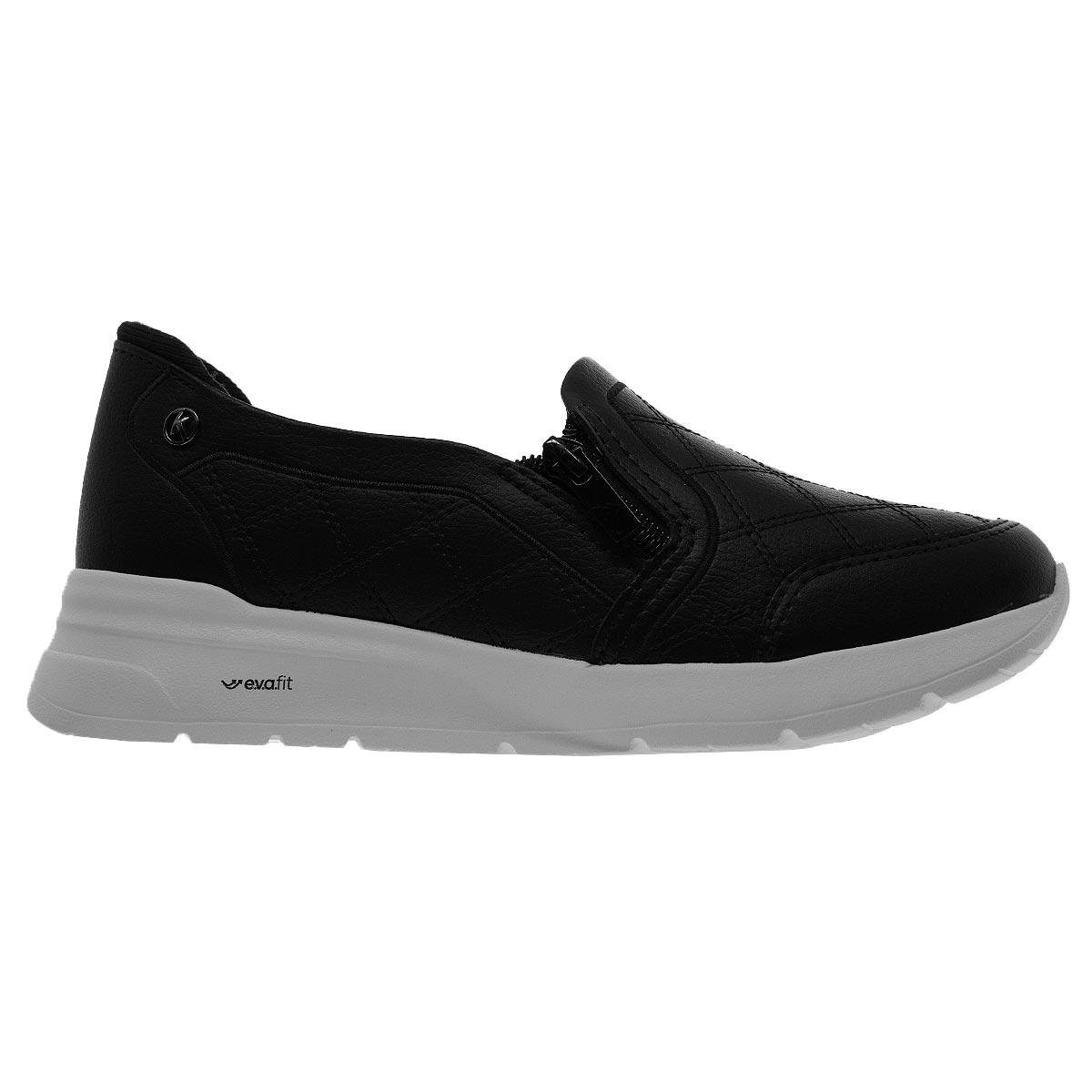 Tênis Slip on Casual Feminino Kolosh C3963 Preto