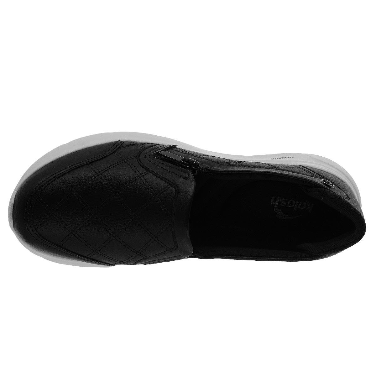 Tênis Slip on Casual Feminino Kolosh C3963 Preto Preto 3