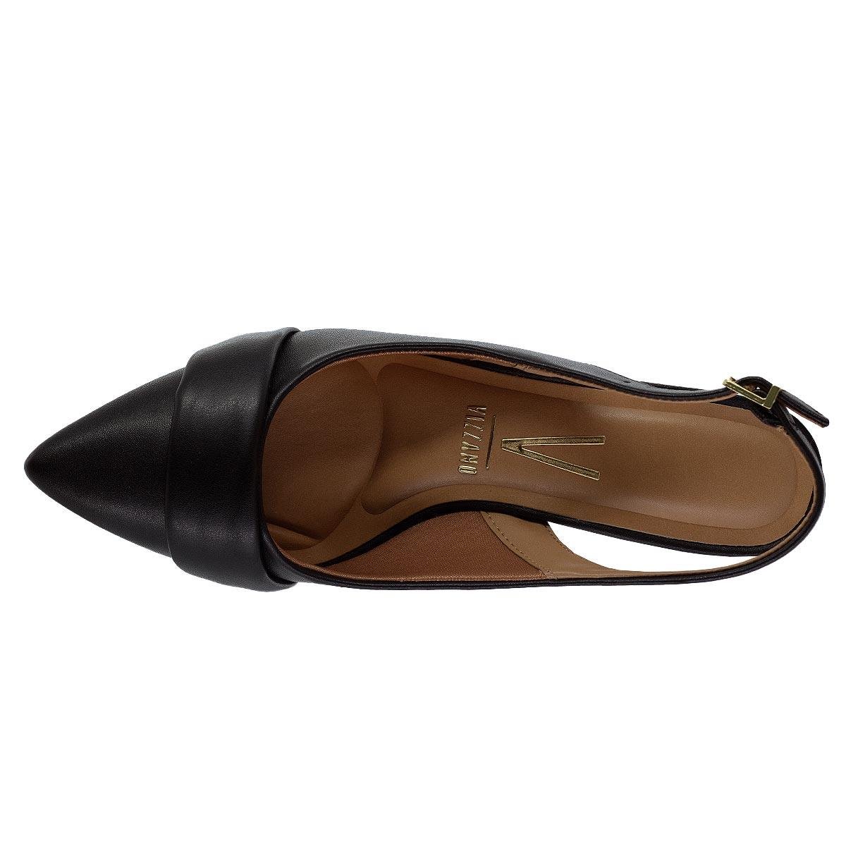 Sapato Slickback Feminino Mississipi 1220.365 Preto Preto 3