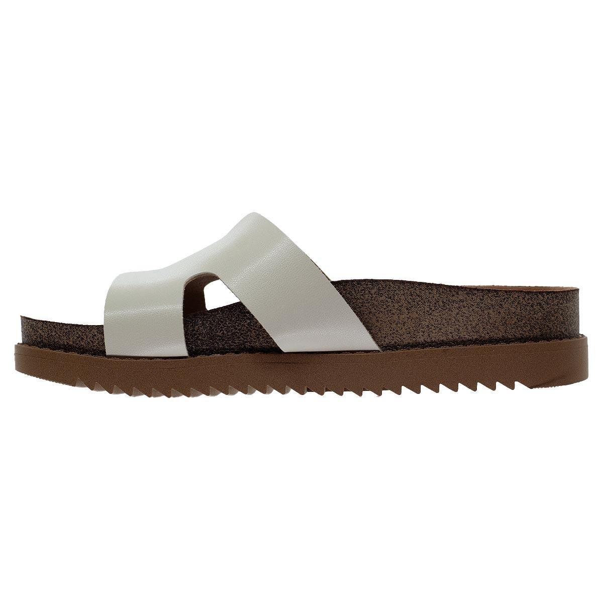 Tamanco Papete Feminina Moleca 5500.100 Offwhite Off White 2