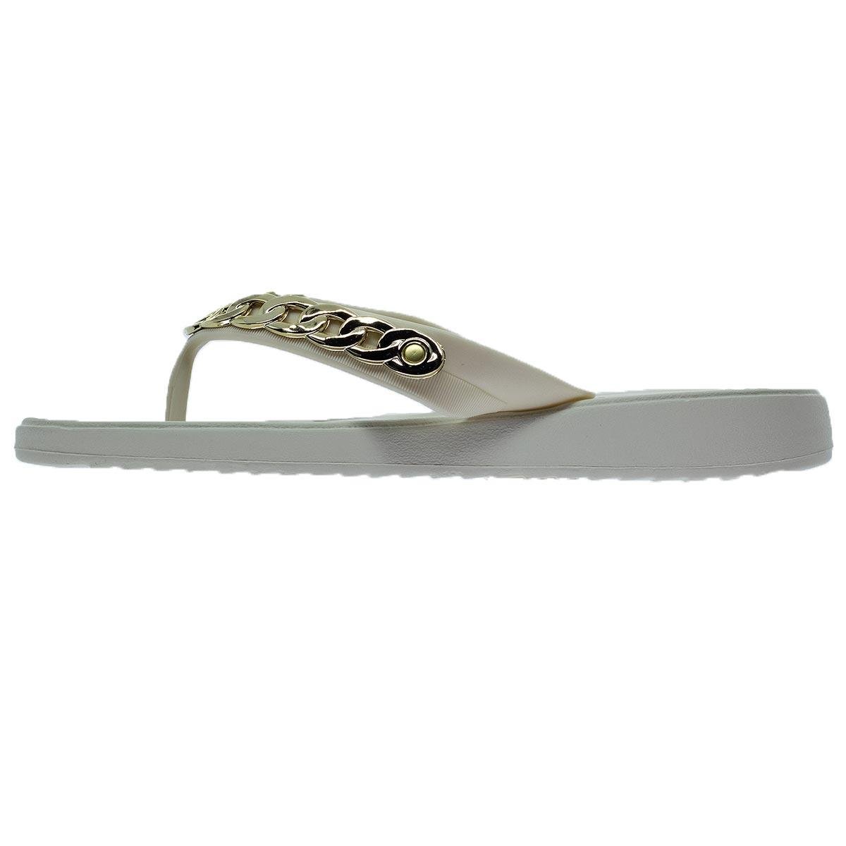 Tamanco Rasteiro Moleca 5548.102 Branco Branco 2
