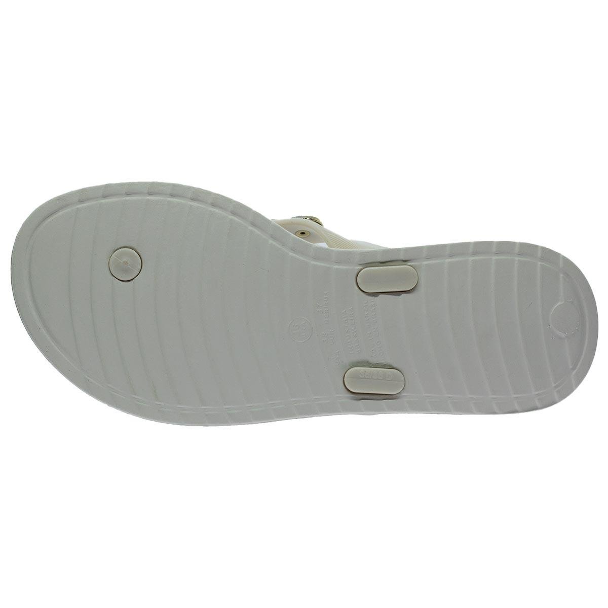 Tamanco Rasteiro Moleca 5548.102 Branco Branco 4