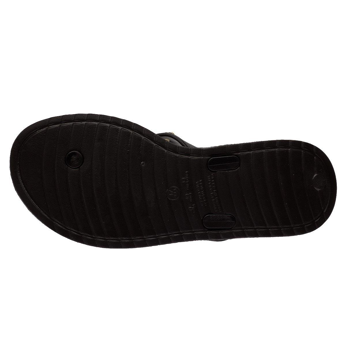 Tamanco Rasteiro Moleca 5548.102 Preto Preto 4
