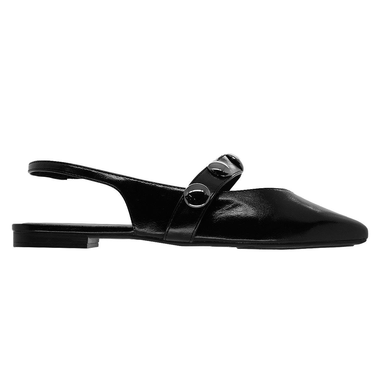 Sapatilha Slickback Feminina Anacapri C30029 Preto
