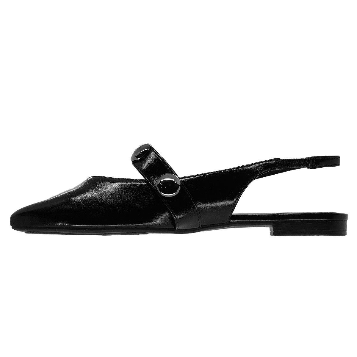 Sapatilha Slickback Feminina Anacapri C30029 Preto Preto 2