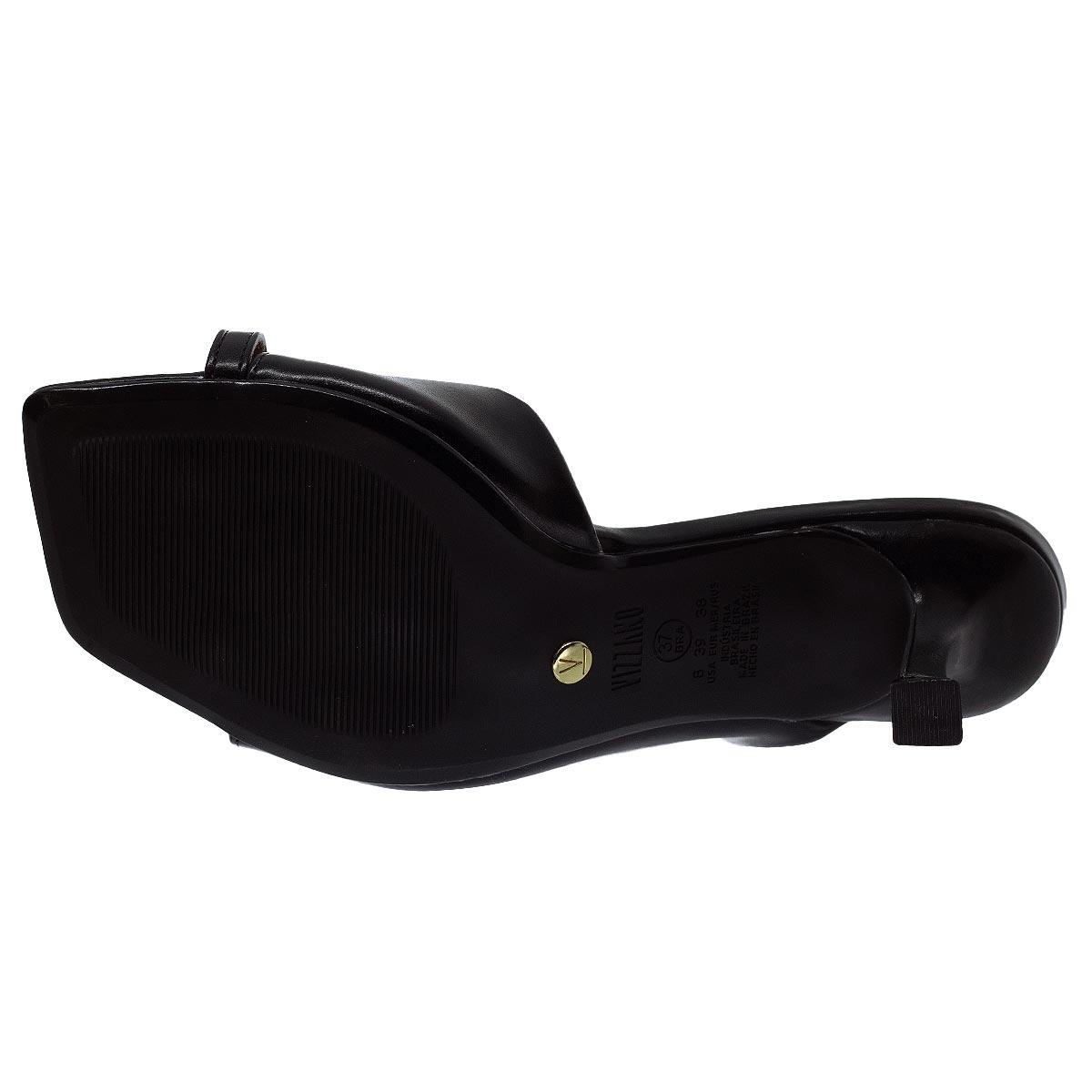 Tamanco Feminino Vizzano 6536.102 Preto Preto 4