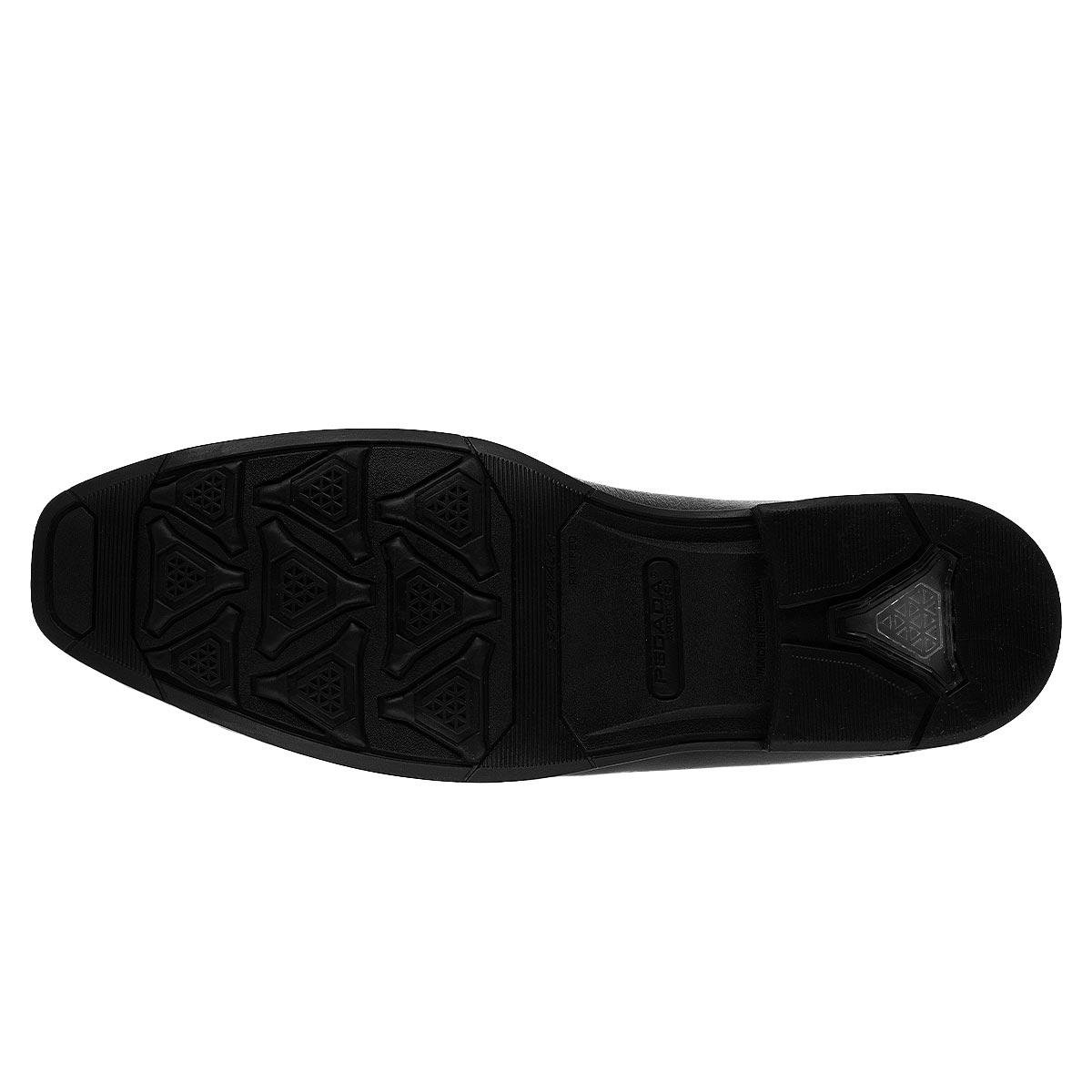 Sapato Social Masculino Pegada 126506 Preto Preto 4